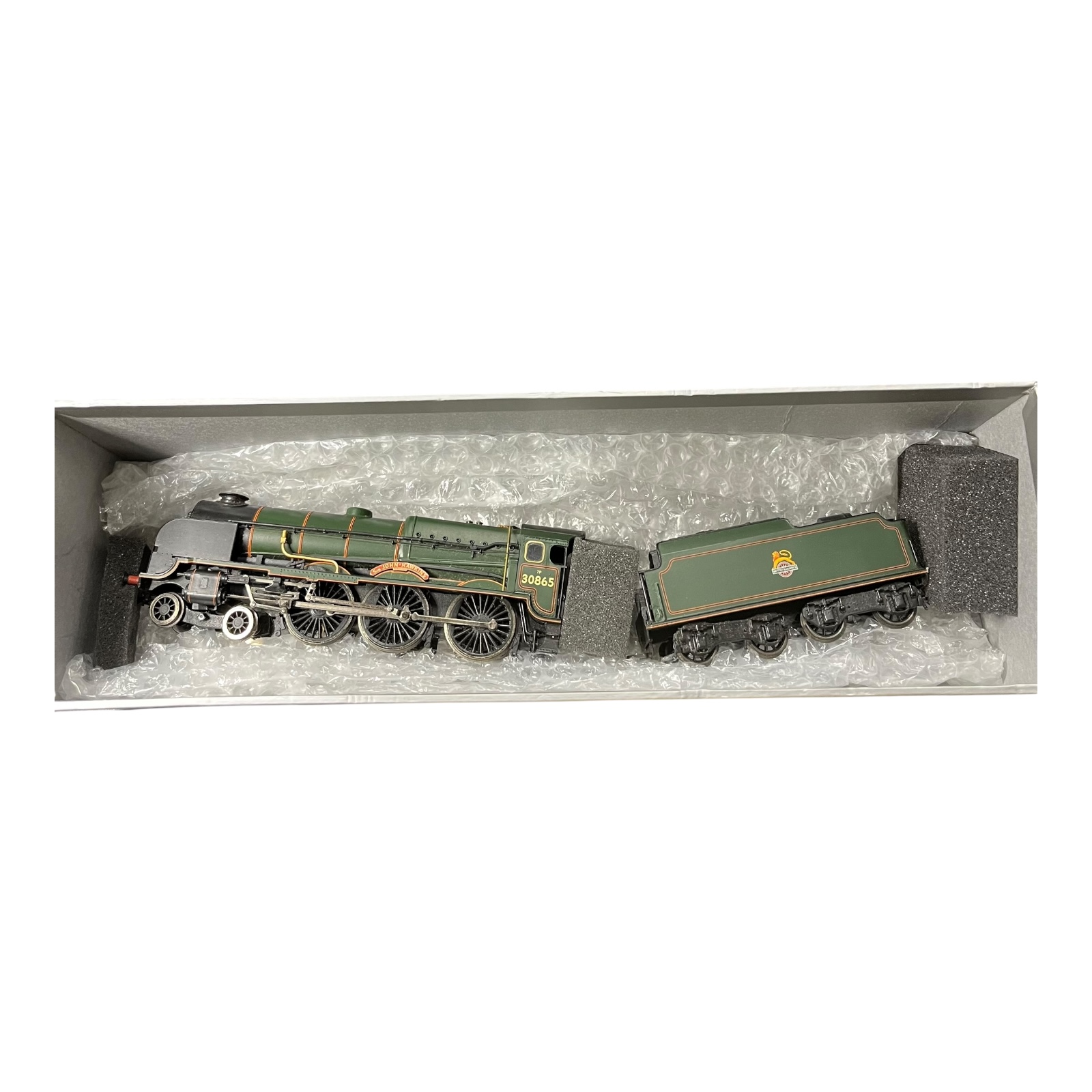 Product photo for Hornby “Sir John Hawkins” Locomotive – Train No. 30865 Great Condition