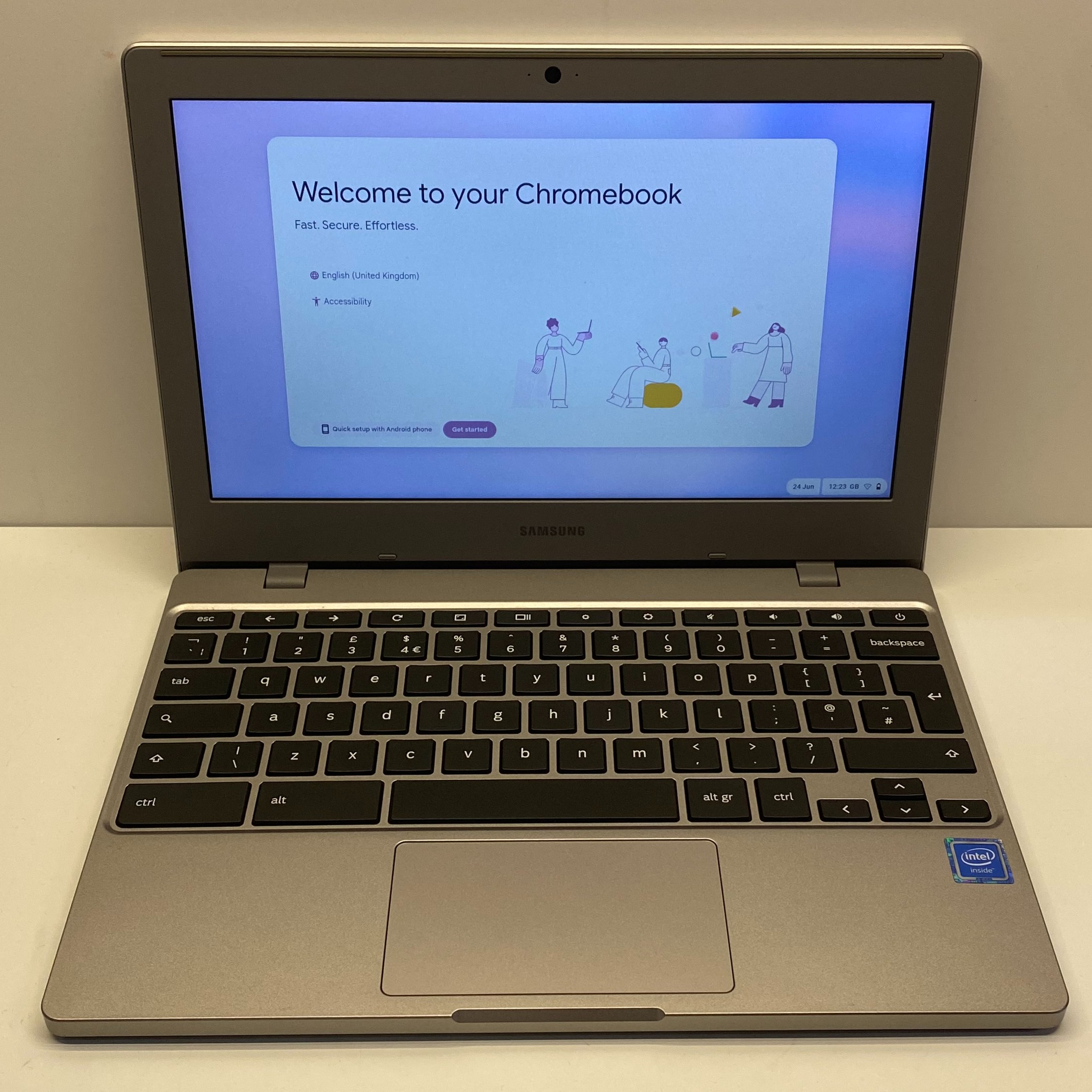 Product photo for Samsung Chromebook 4 Model XE310XBA 11.6