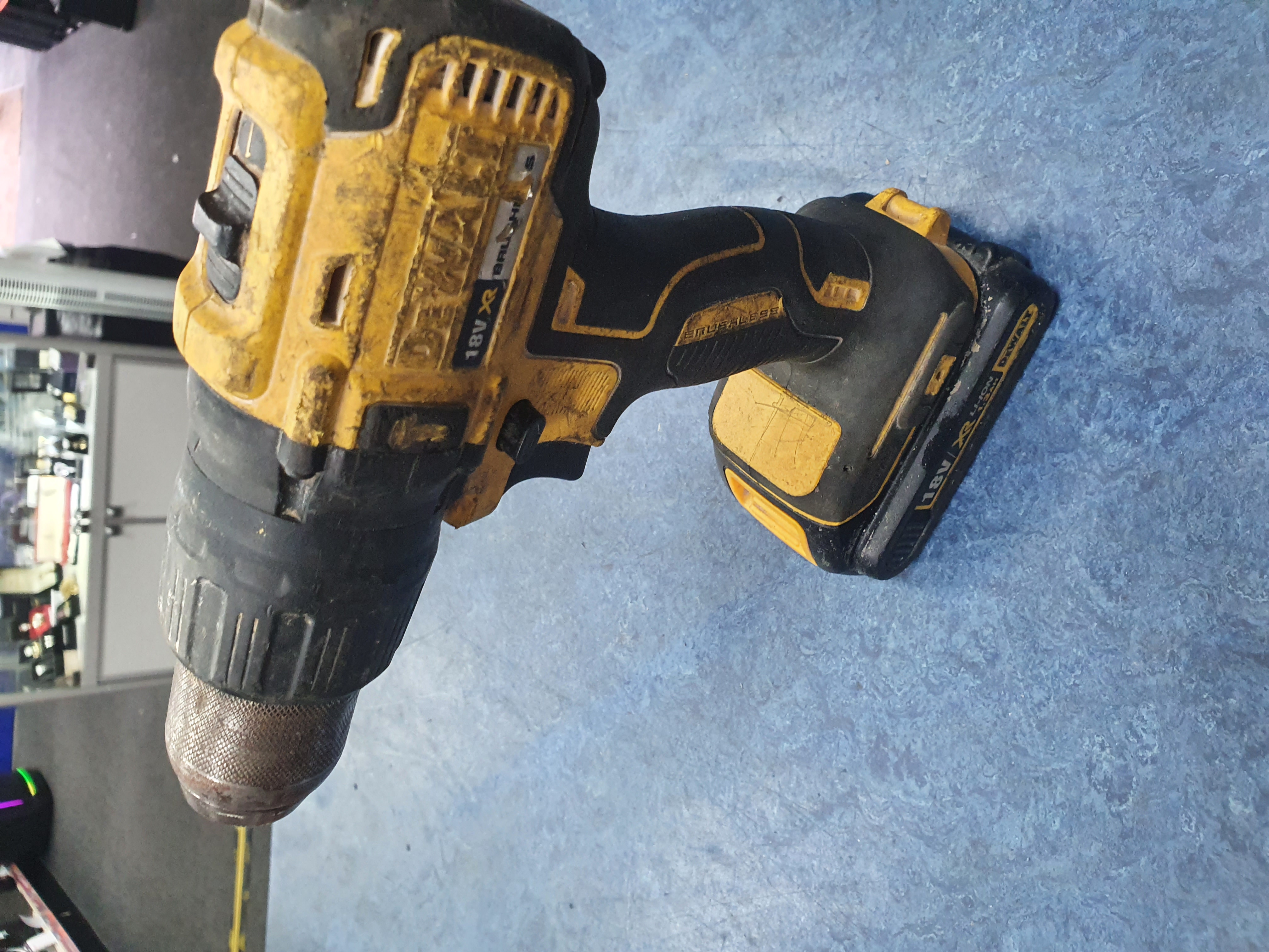 Product photo for Dewalt DCD778 Cordless Brushless Combi Drill