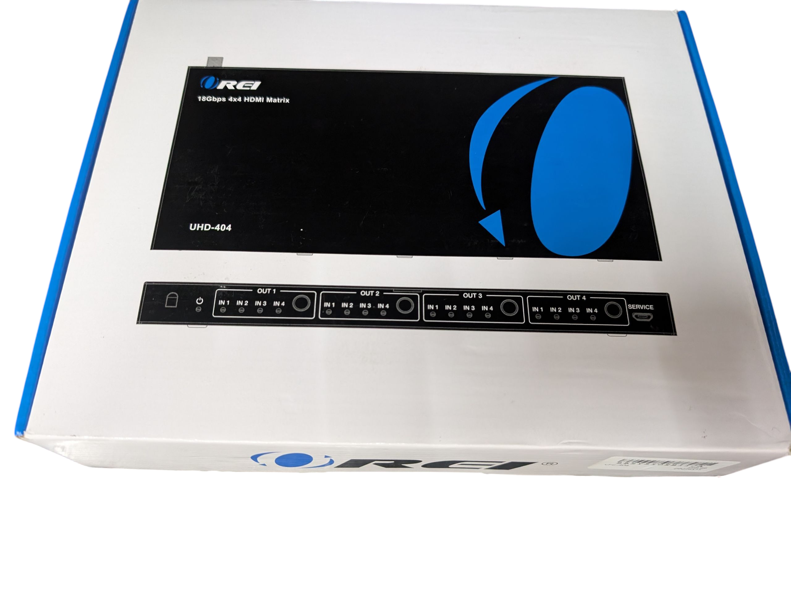 Product photo for Orei UHD‑404 4×4 HDMI Matrix 18 Gbps