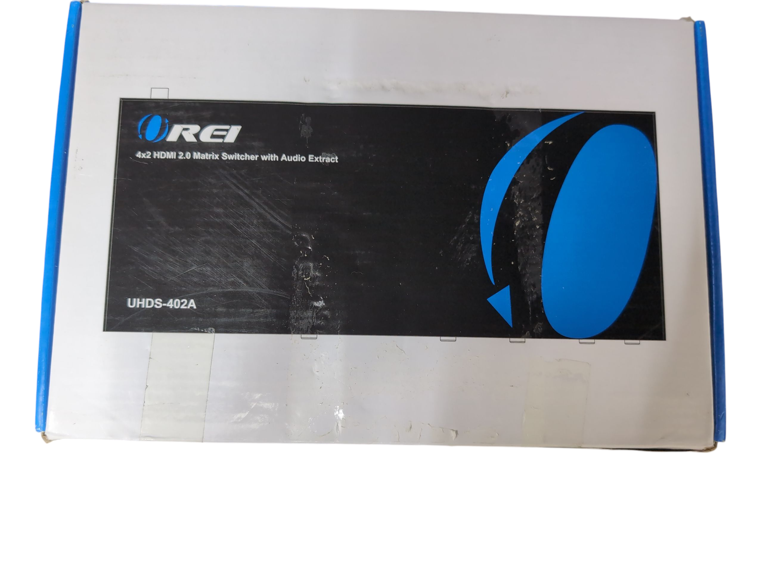 Product photo for Orei UHDS‑402A 4×2 HDMI Matrix Switcher w/ Audio Extractor