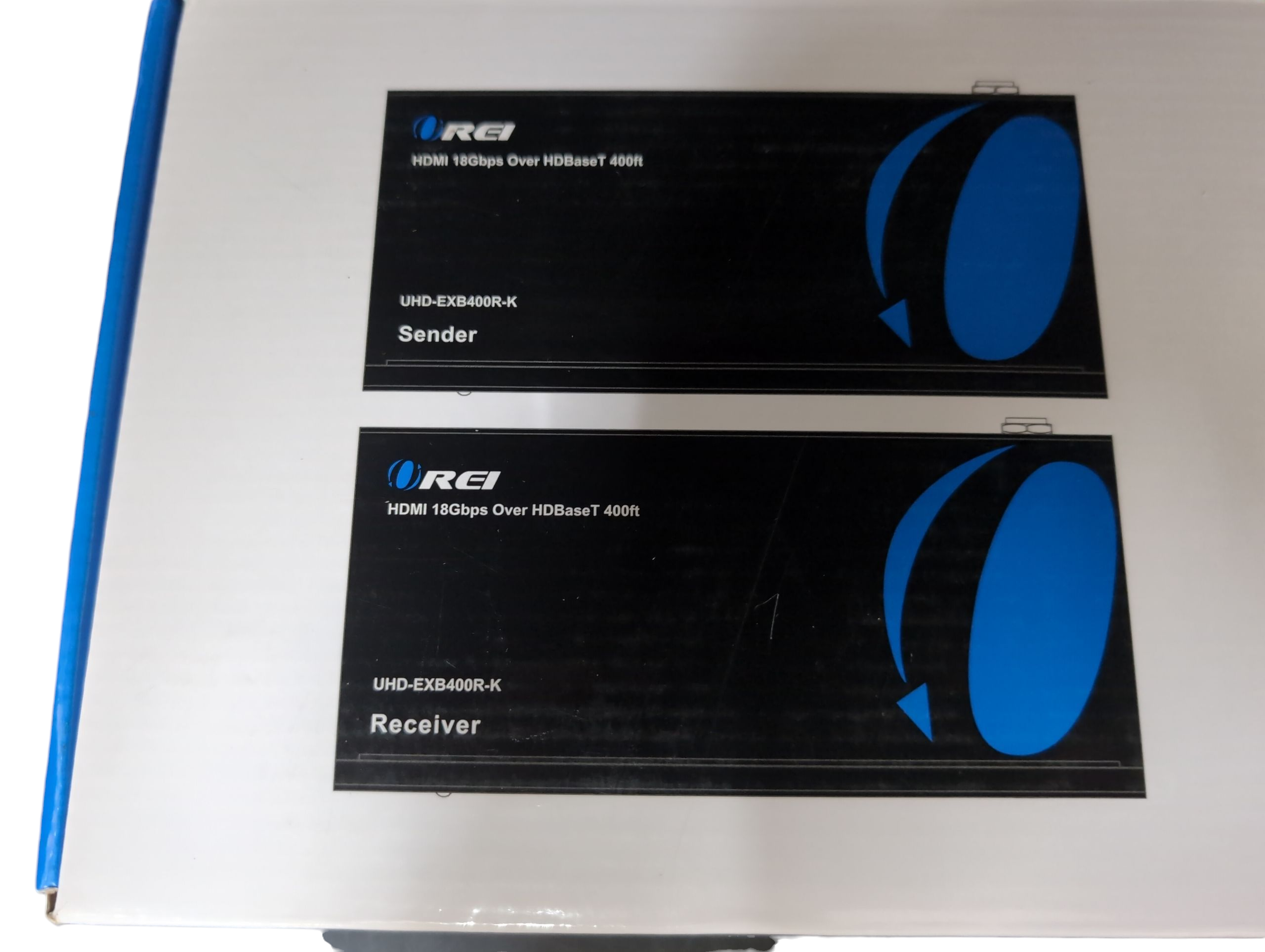 Product photo for Orei UHD‑EXB400R‑K 4K HDMI Extender Kit (Transmitter & Receiver)