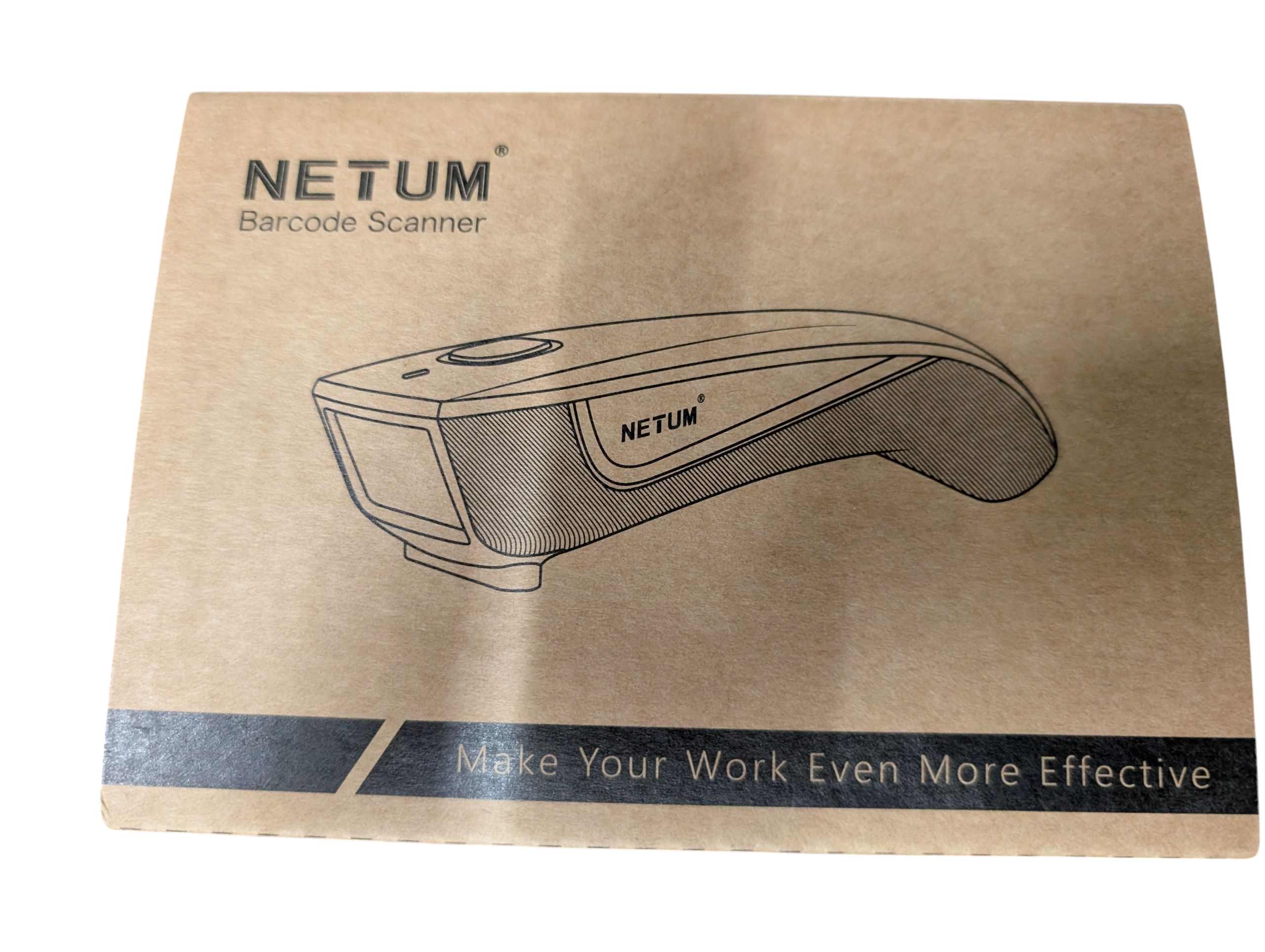 Product photo for Netum C740 1D Bluetooth/2.4 GHz/USB Barcode Scanner – Open Box New
