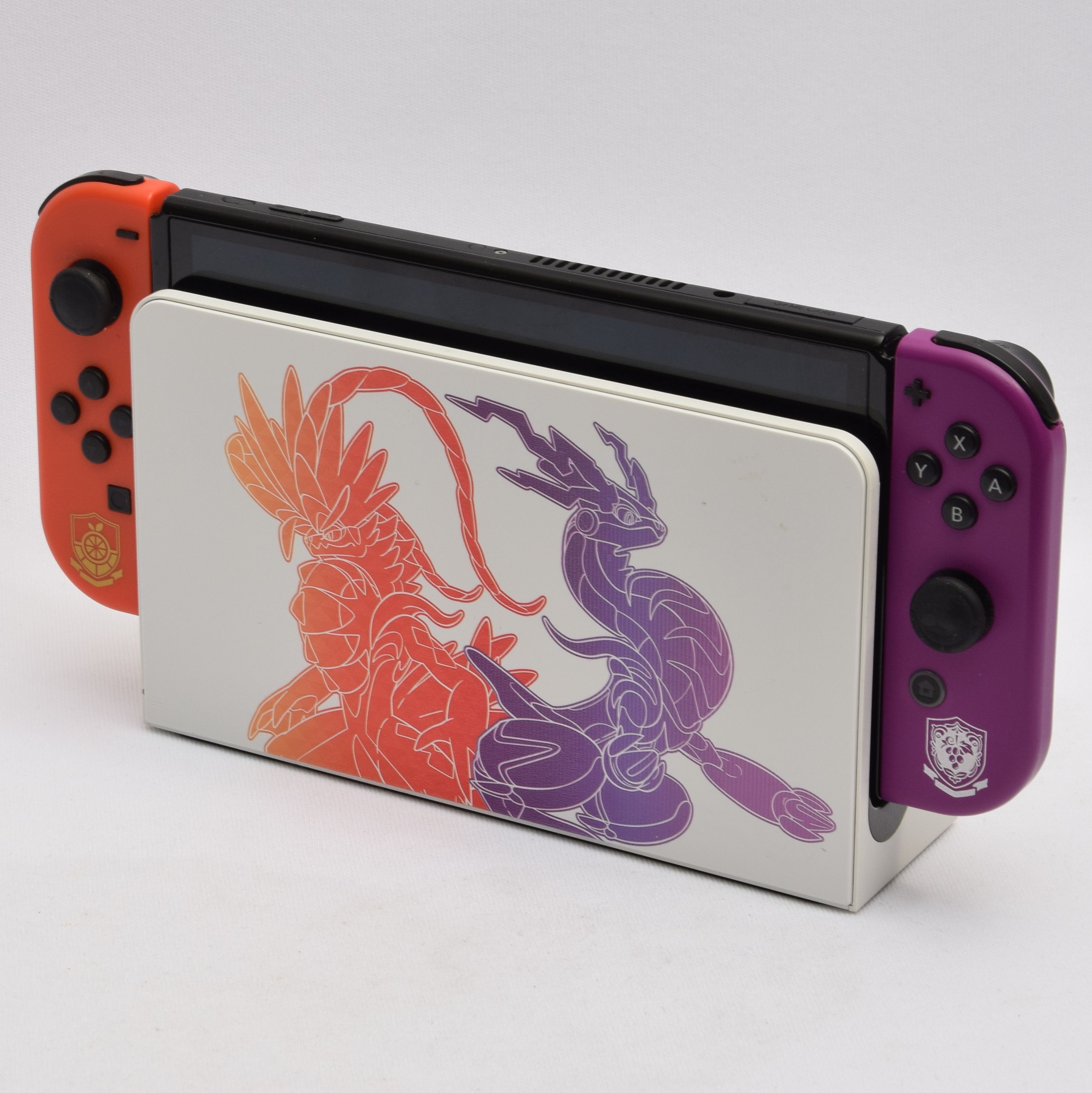 Product photo for Nintendo 64GB OLED Switch Pokemon Scarlet Violet Ed. Console & Accessories (U)