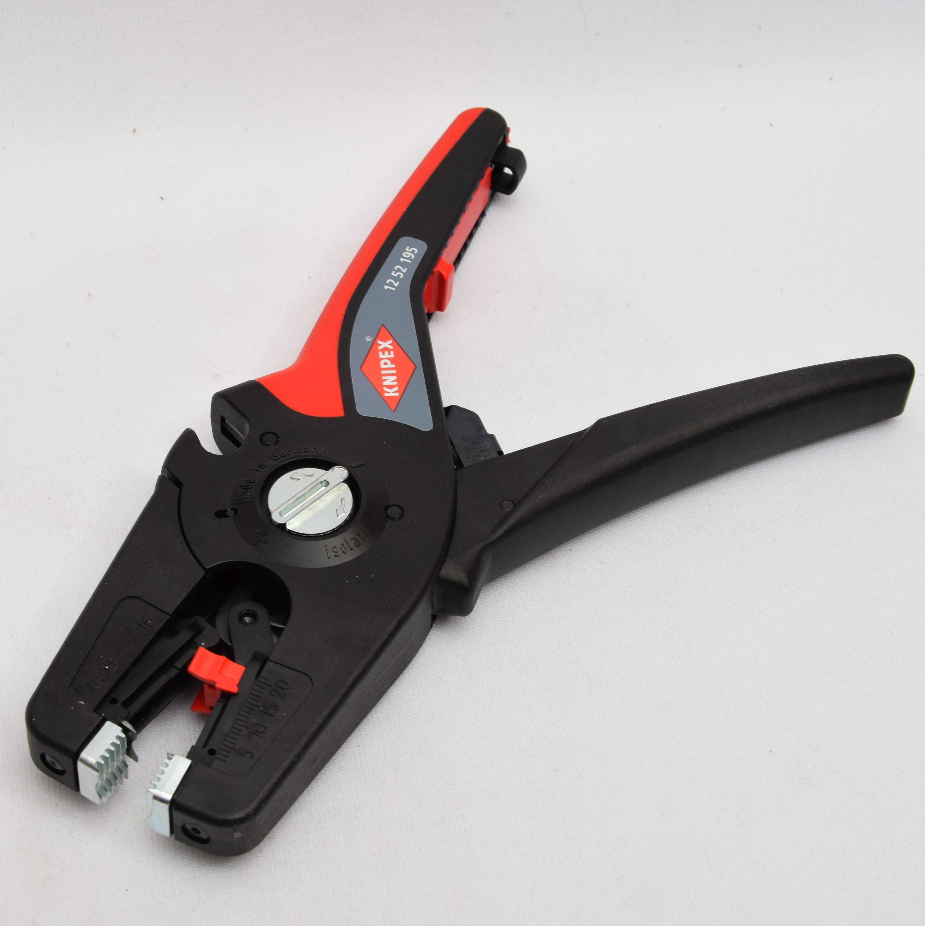 Product photo for Knipex 12-52-195 PreciStrip16 Automatic Wire Stripper Plier 0.08-16mm (U)