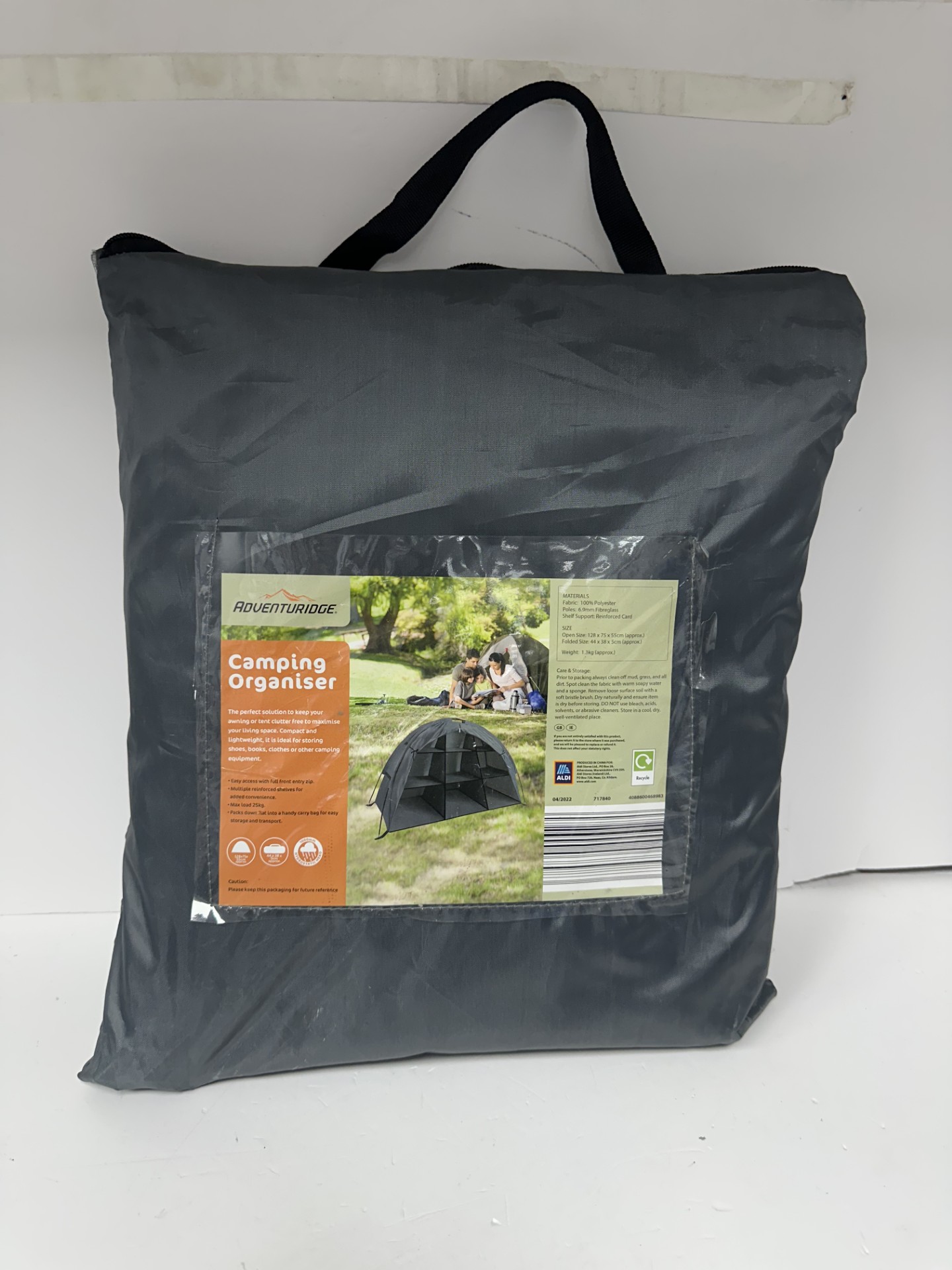 Product photo for ADVENTURIDGE CAMPING ORGANISER IN BAG UNBOXED