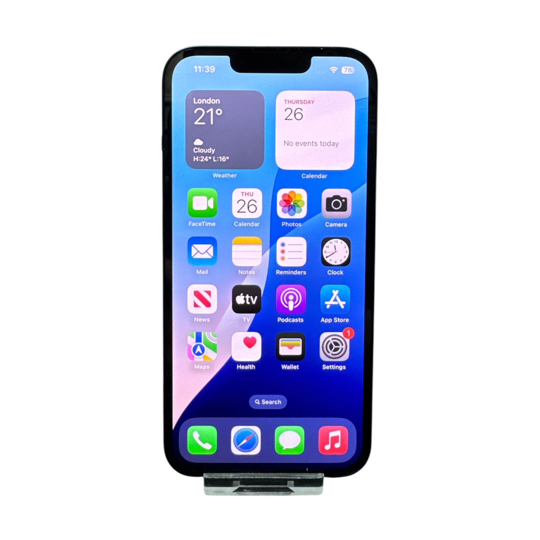 Product photo for Apple iPhone 13 128GB Blue, Unlocked B