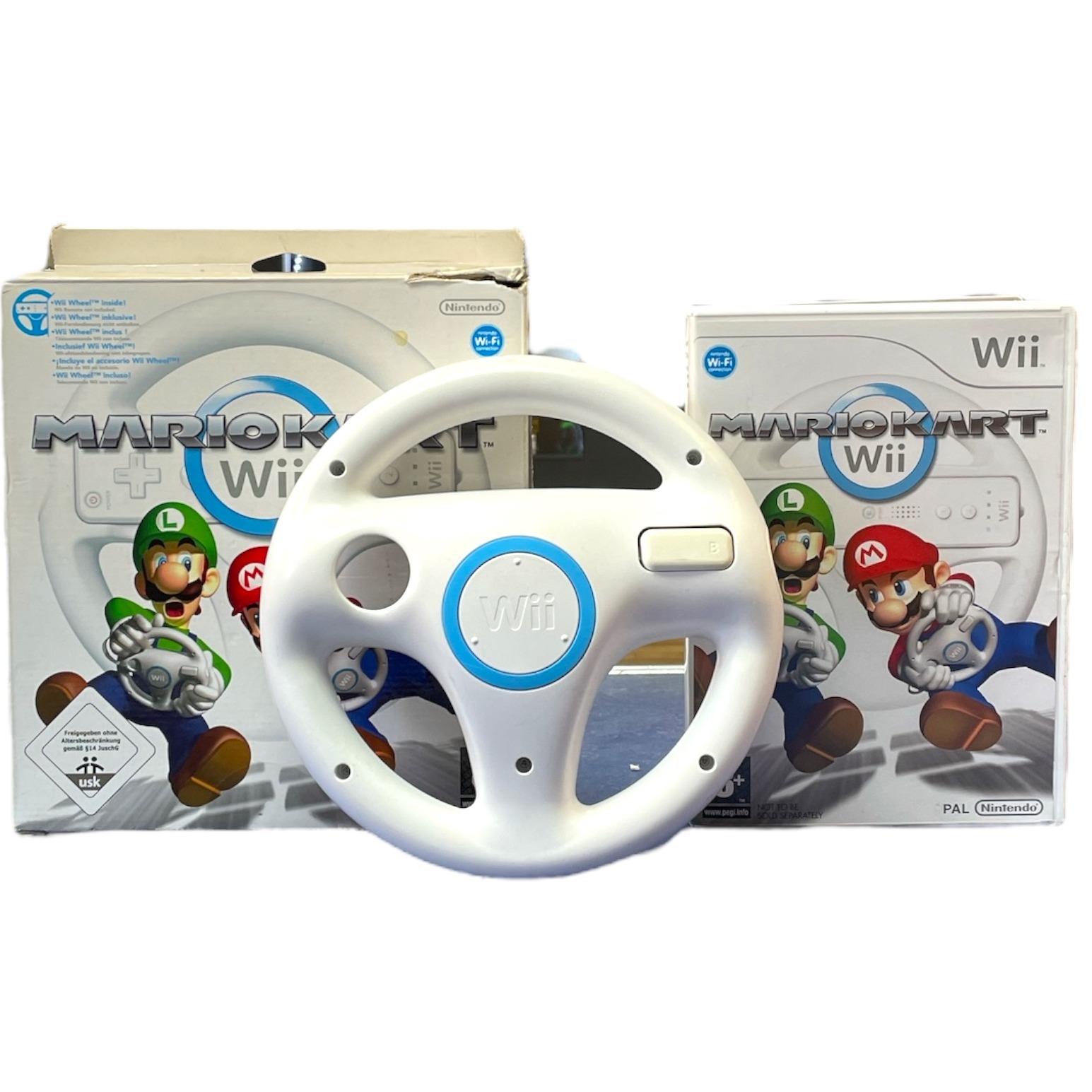 Product photo for Mario Kart Steering Wheel Bundle