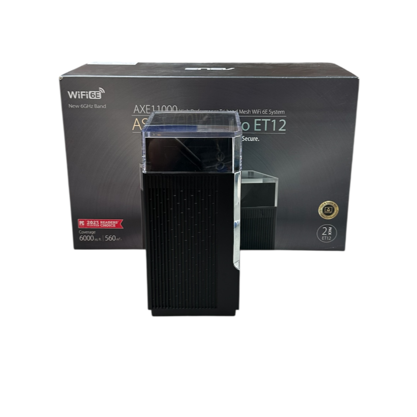 Product photo for Asus Zenwifi Pro ET12 Router - SINGLE ROUTER