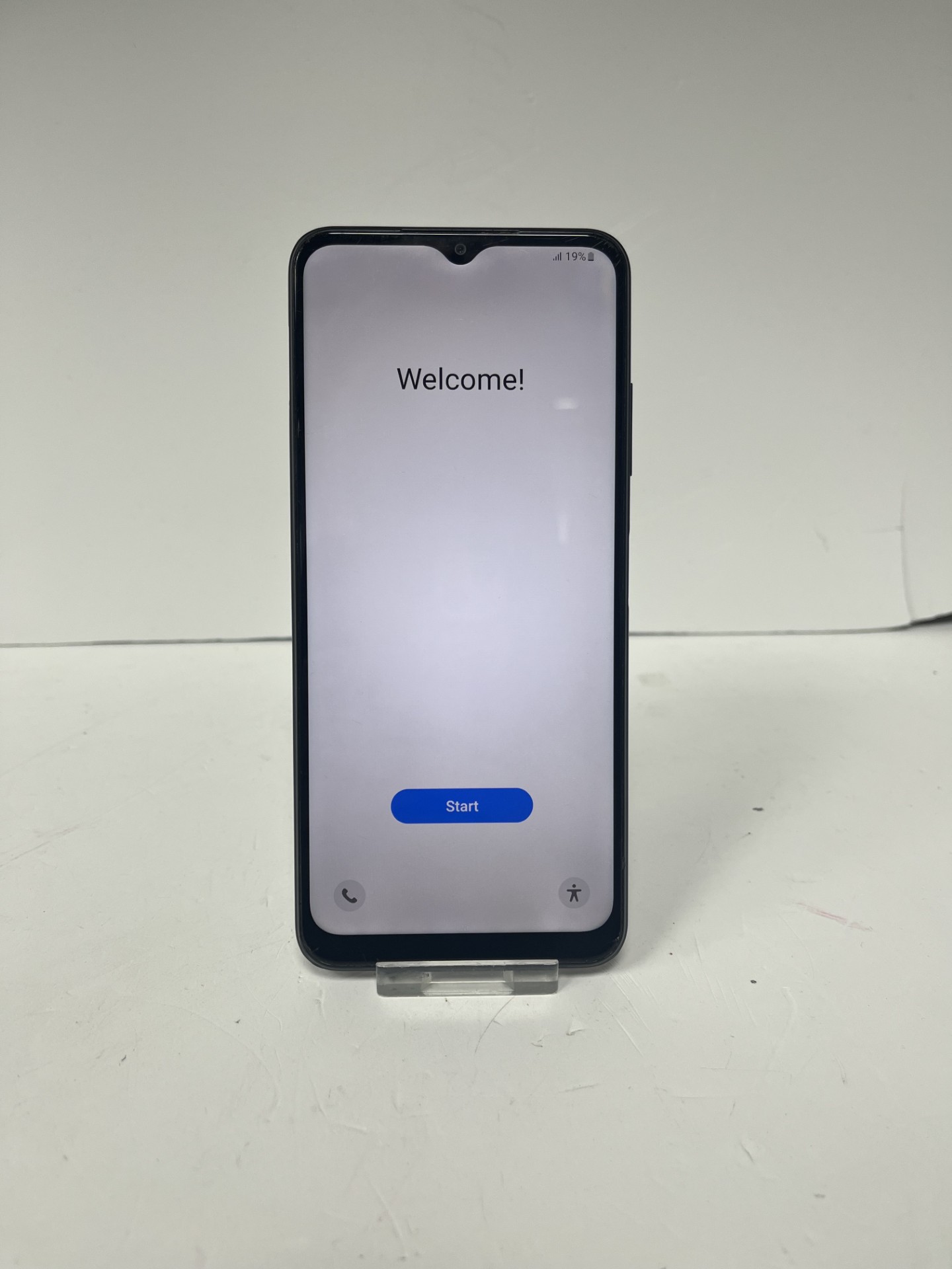 Product photo for SAMSUNG A22 5G 64GB BLUE UNLOCKED UNBOXED