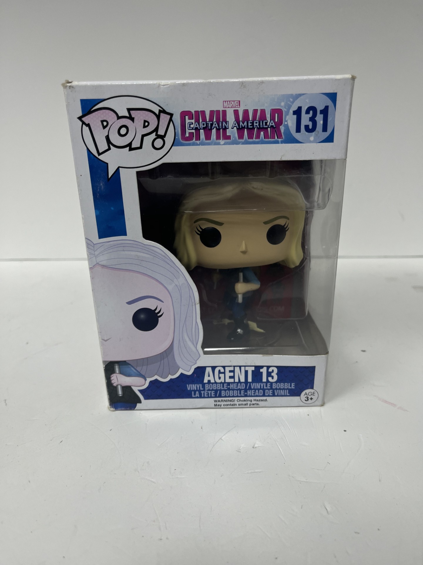 Product photo for FUNKO POP CAPTAIN AMERICA CIVAL WAR AGENT 13 131
