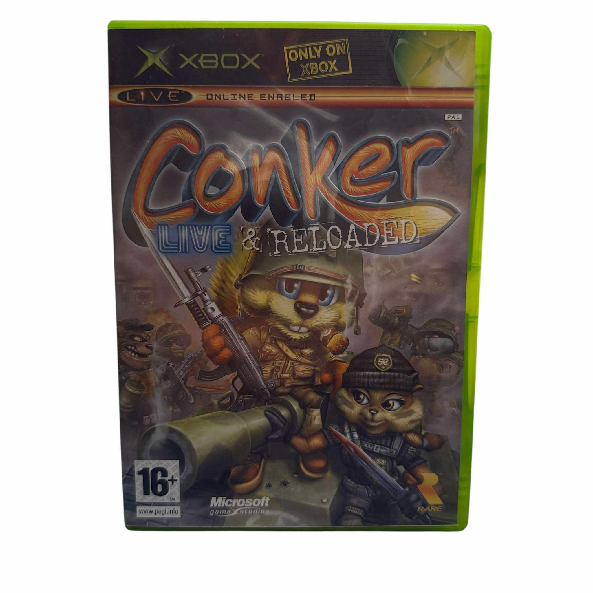 Product photo for Microsoft  Conker Live & Reloaded - Xbox Game
