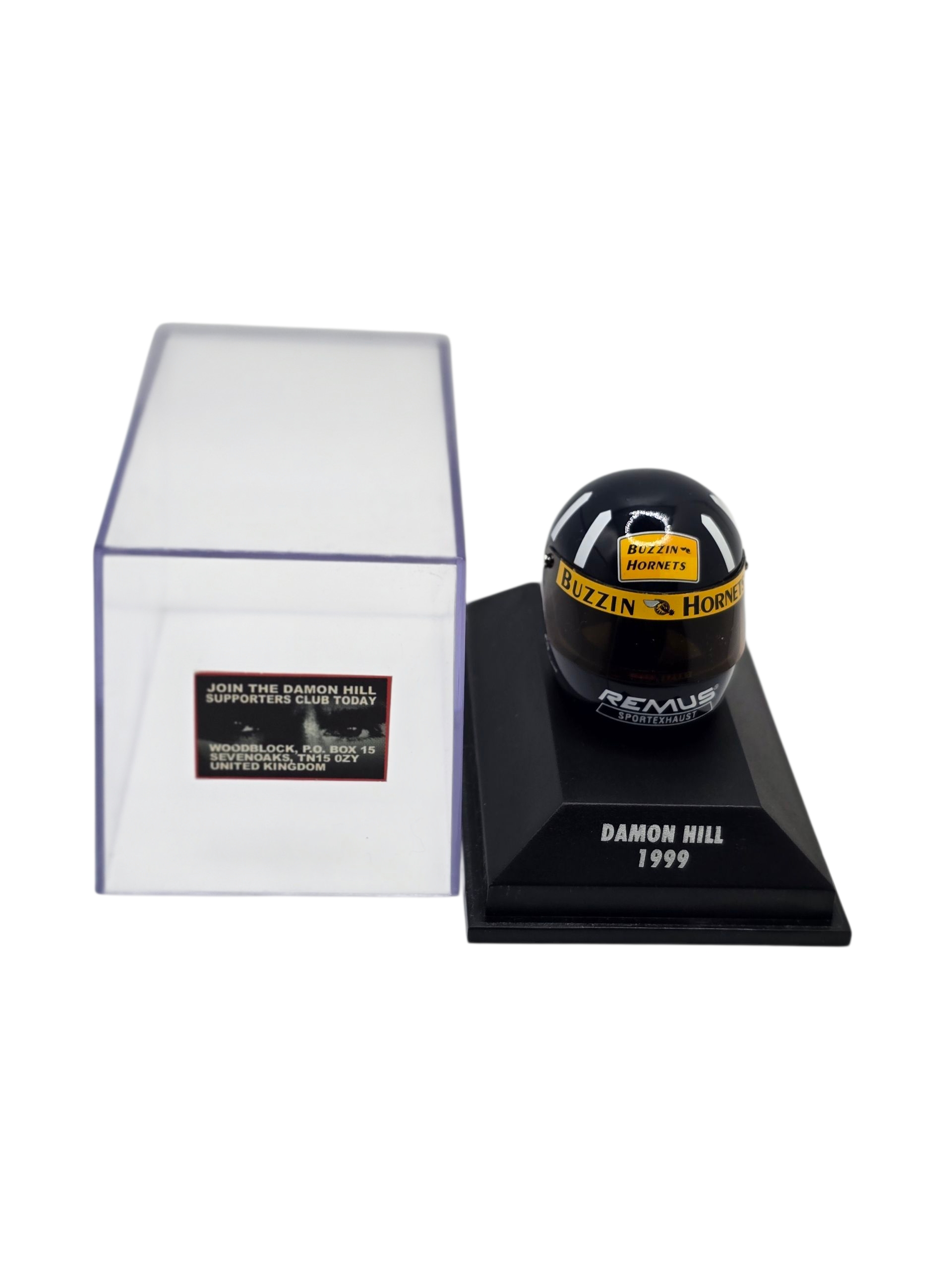 Product photo for Minichamps 1:8 Arai Helmet D. Damon Hill 1999