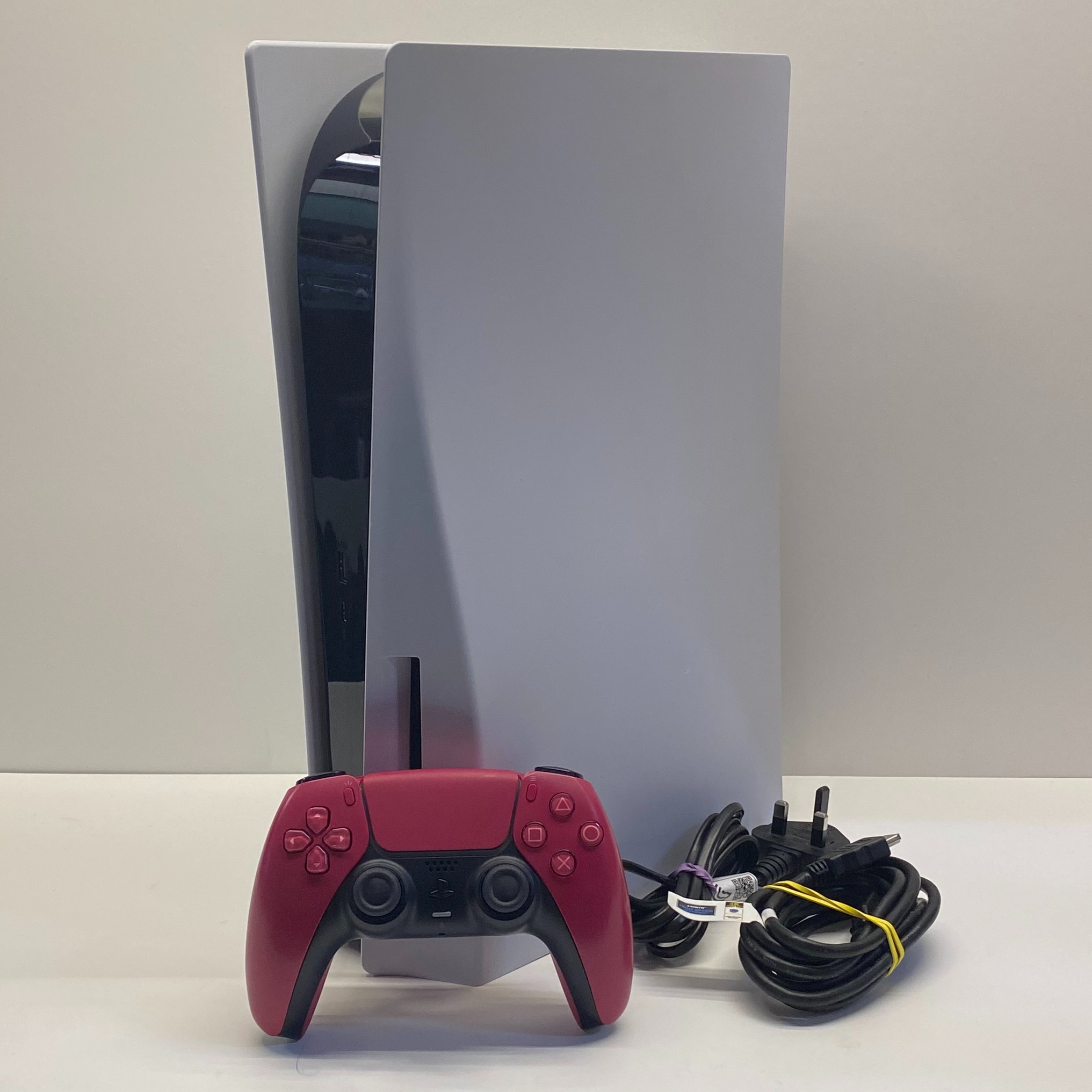 Product photo for Sony Playstation 5 Disc Edition Console 825GB SSD with Red Controller