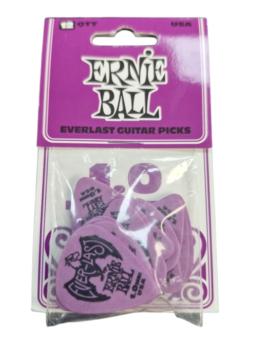 Product photo for EB EVERLAST PICKS 12-PACK GREEN .88MM