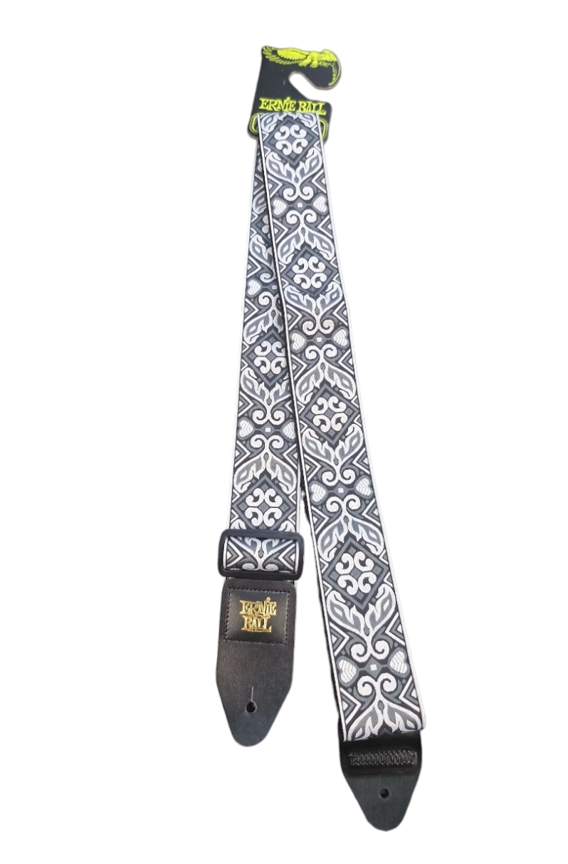 Product photo for EB STRAP JACQUARD TRIBAL SILVER