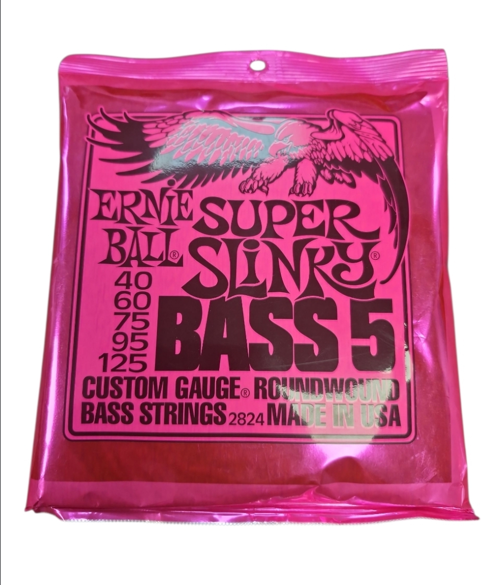 Product photo for EB 5-STRING SUPER SLINKY BASS SET 40-125