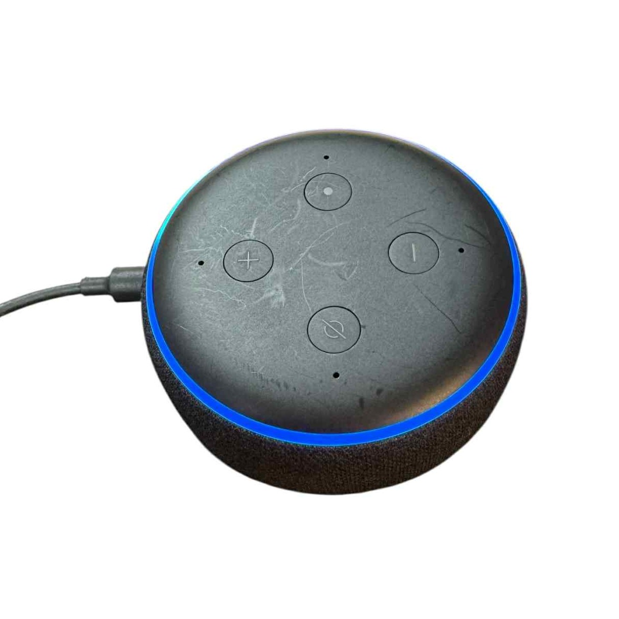 Product photo for Amazon Echo Dot 3rd Gen (C78MP8/D9N29T) - Charcoal Fabric, B