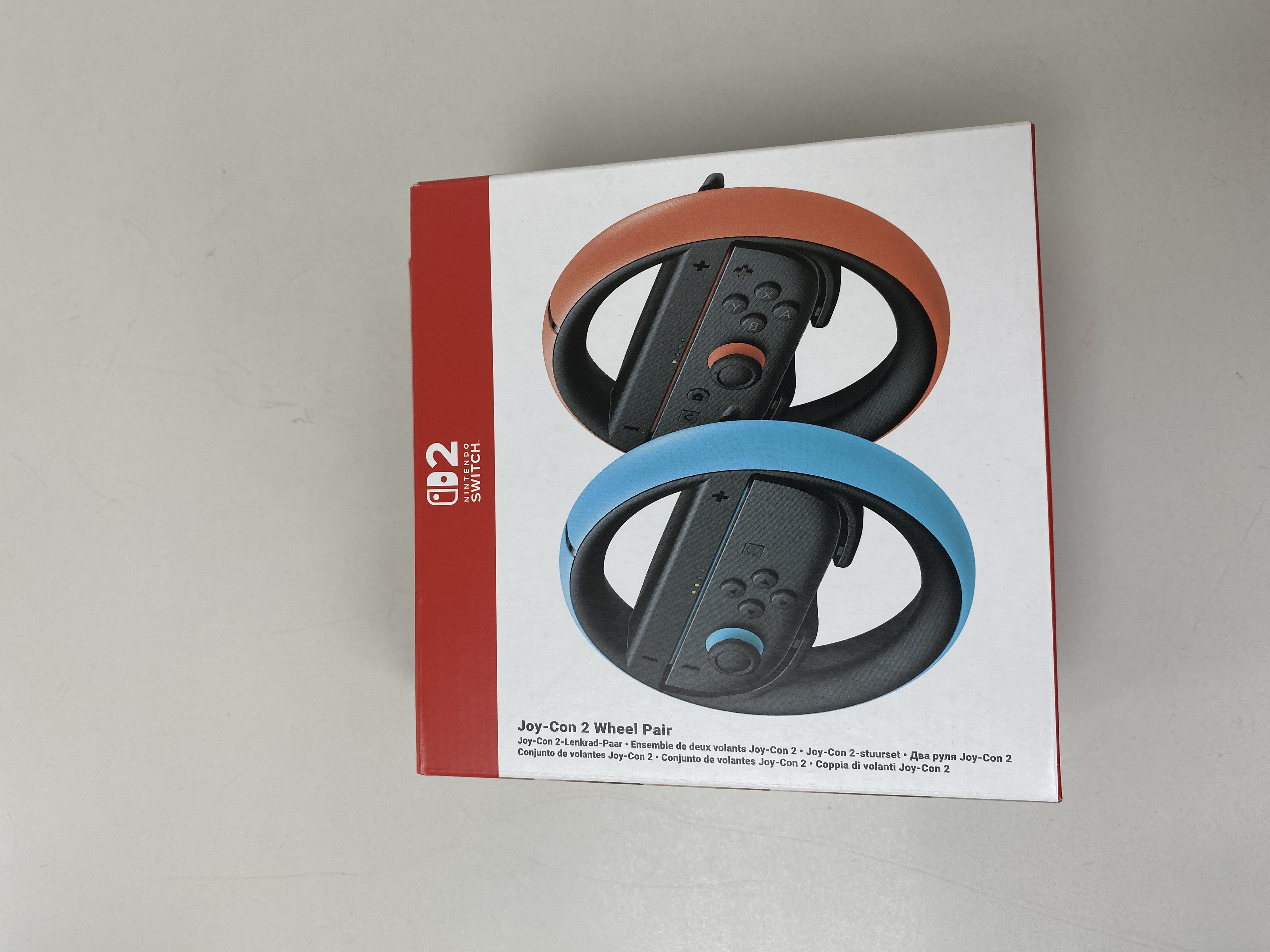 Product photo for nintendo switch 2 joycon wheel pair