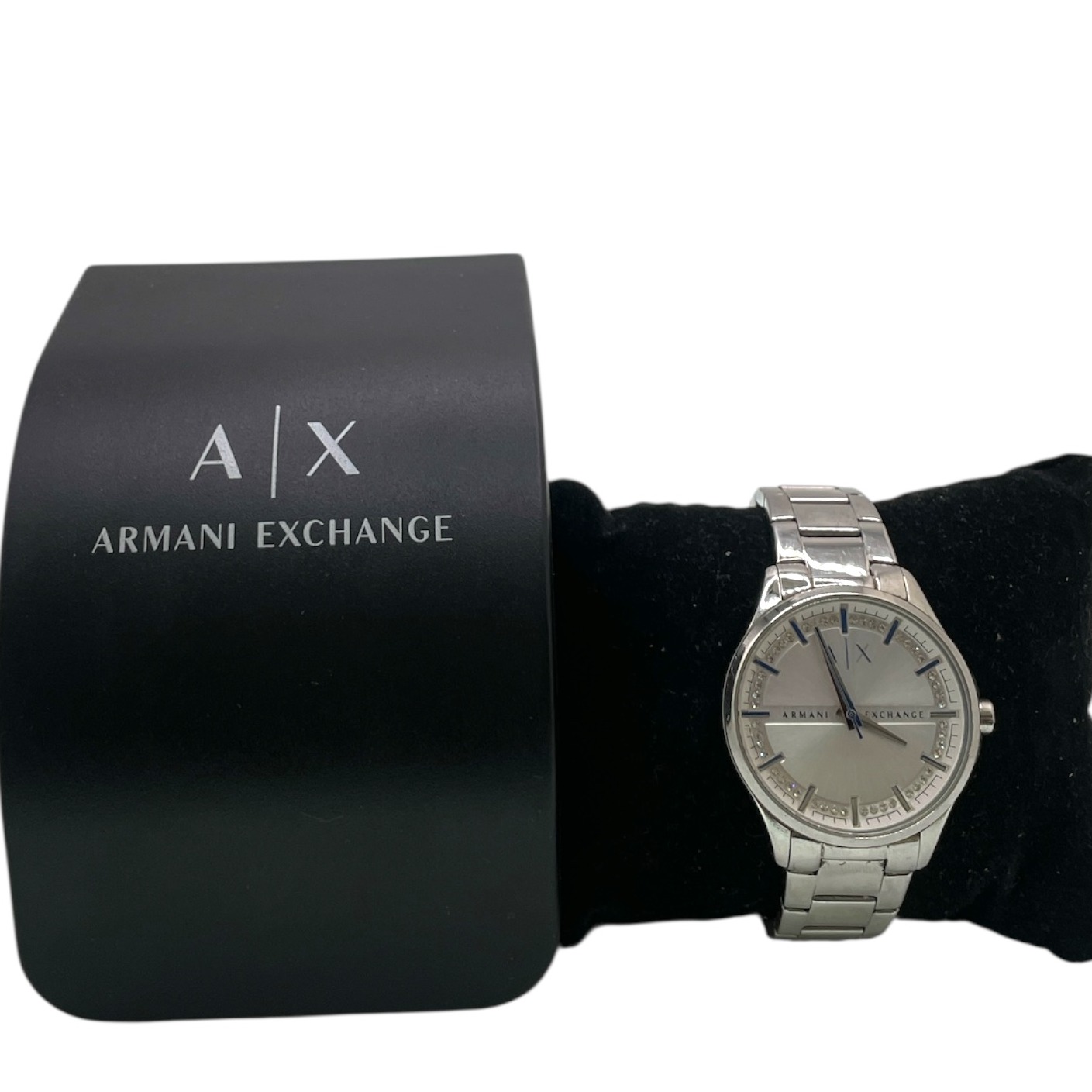 Product photo for Armani Exchange Ladies’ Stainless Steel Bracelet Watch