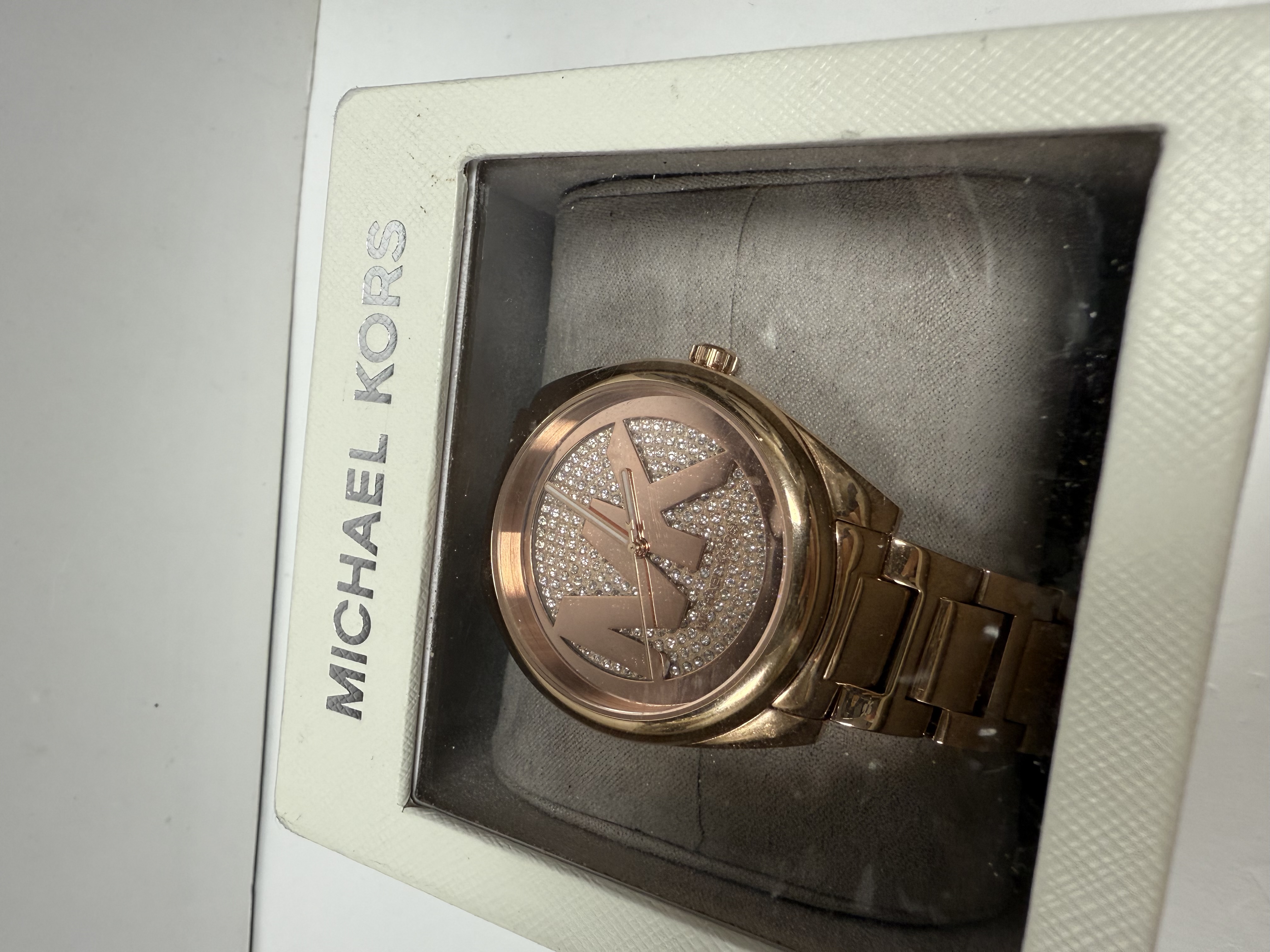 Product photo for MICHAEL KORS WATCH ROSE GOLD BOXED
