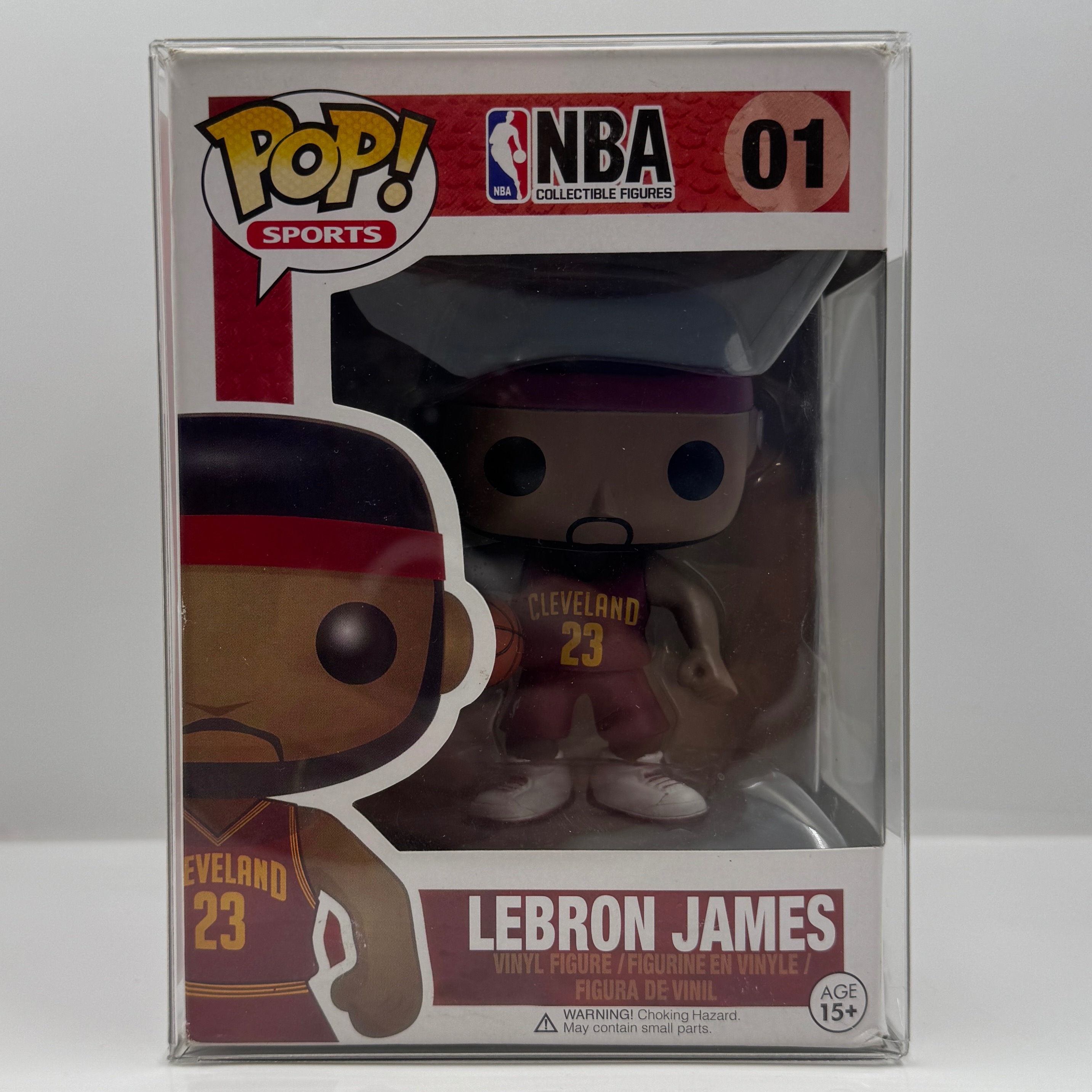 Product photo for POP! SPORTS NBA #01 LEBRON JAMES CLEVELAND CAVALIERS