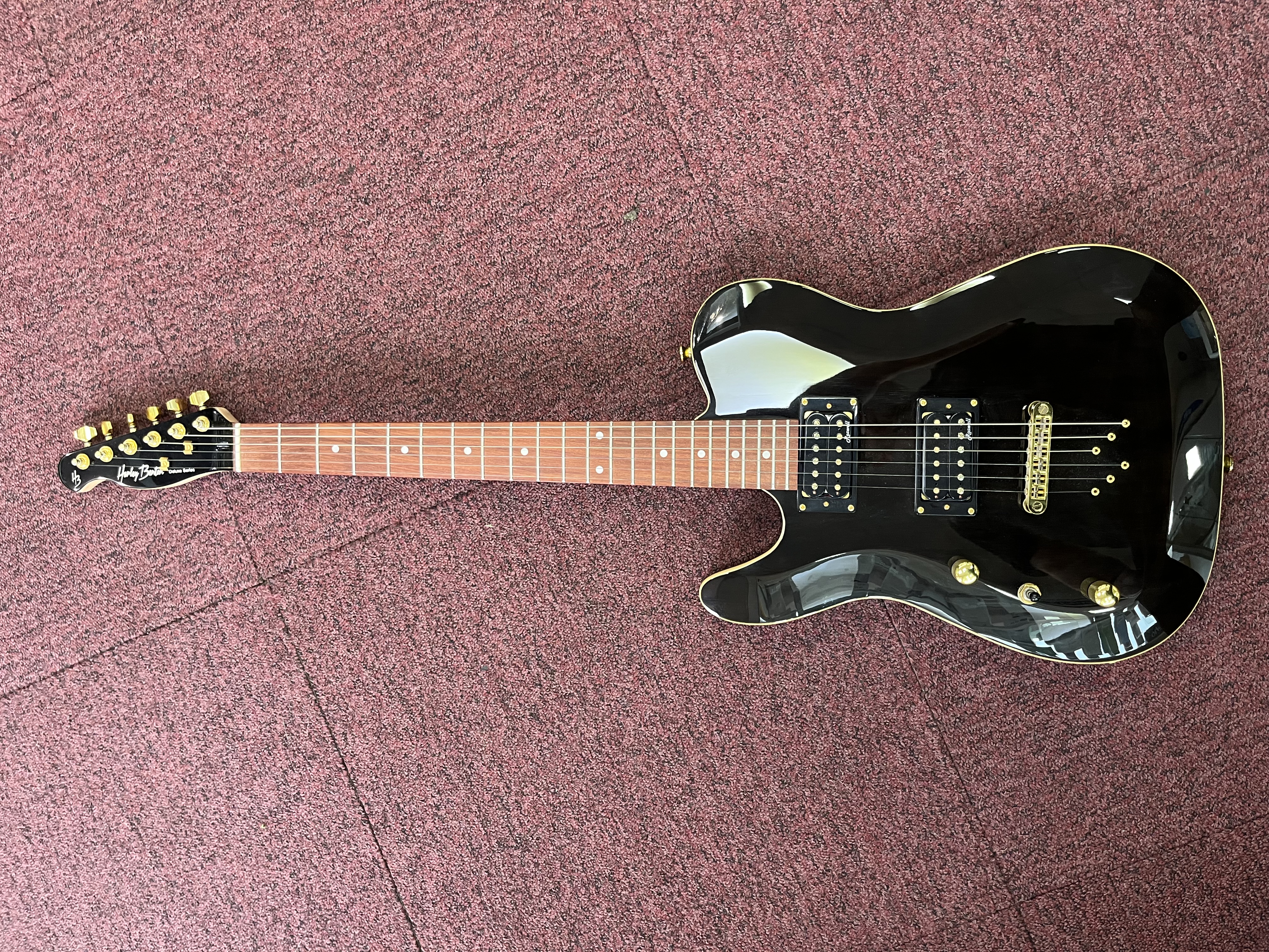 Product photo for harley benton te-40 tbk left handed