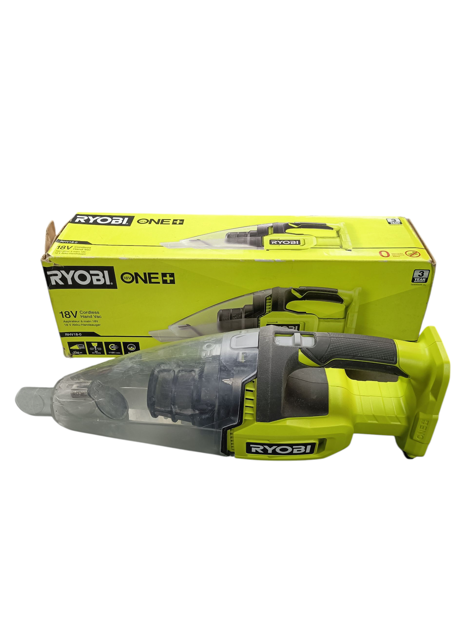 Product photo for Ryobi One+ 18V Cordless Hand Vac