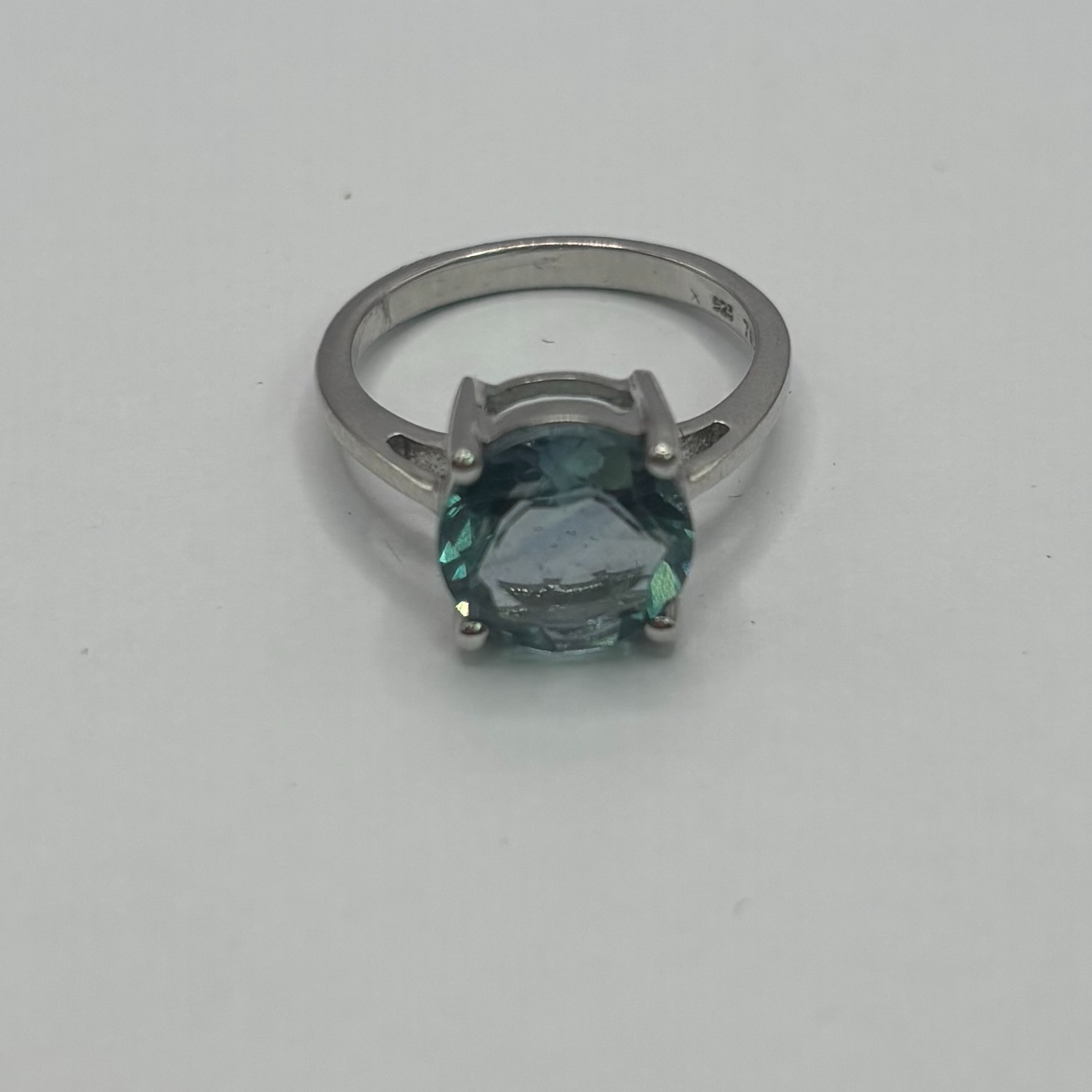 Product photo for Brazilian Neon Apatite Silver Ring