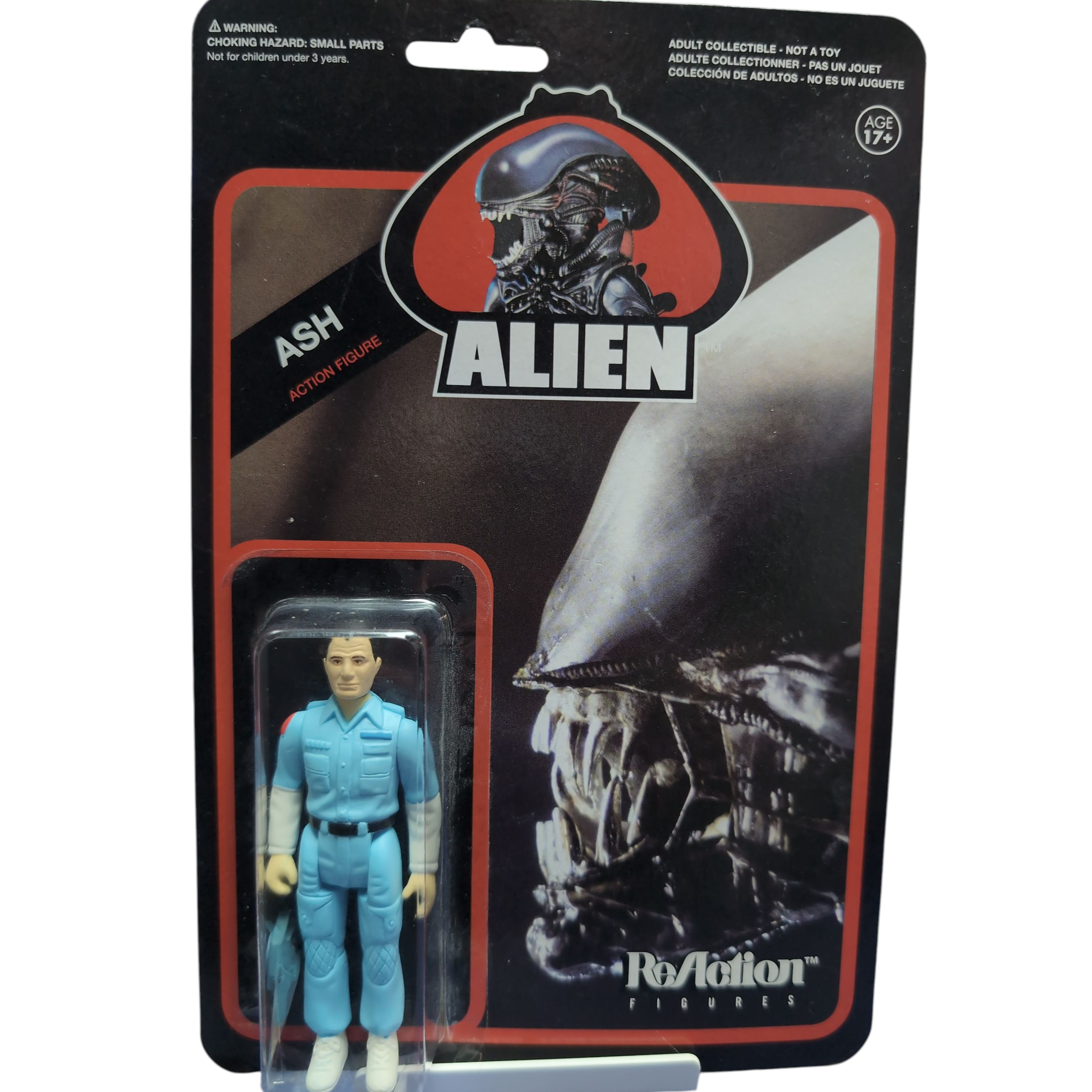 Product photo for Super7 ReAction Figures  Ash Alien Action Figure