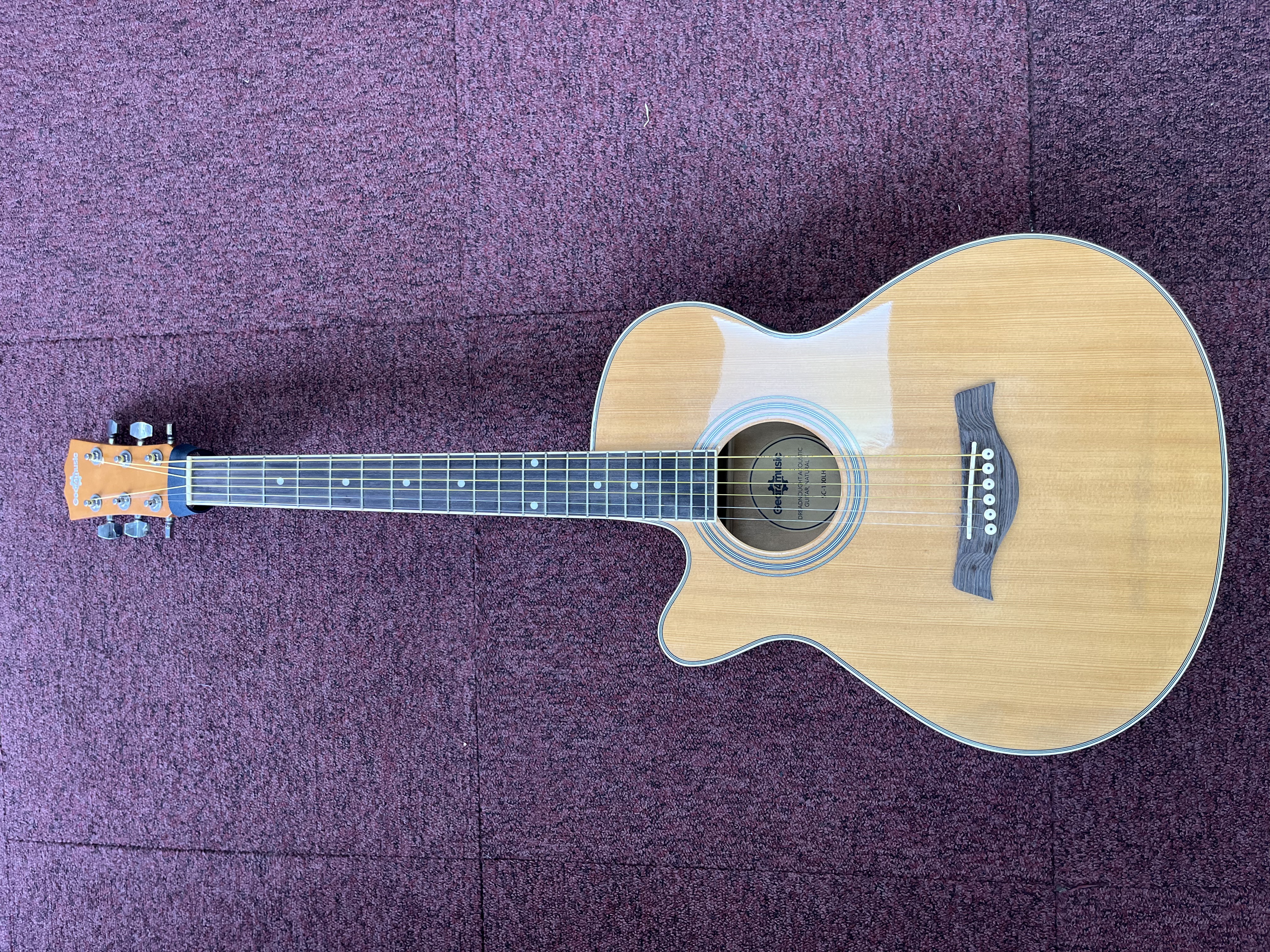 Product photo for Gear 4 music semi acoustic left handed guitar (SC-100LH)