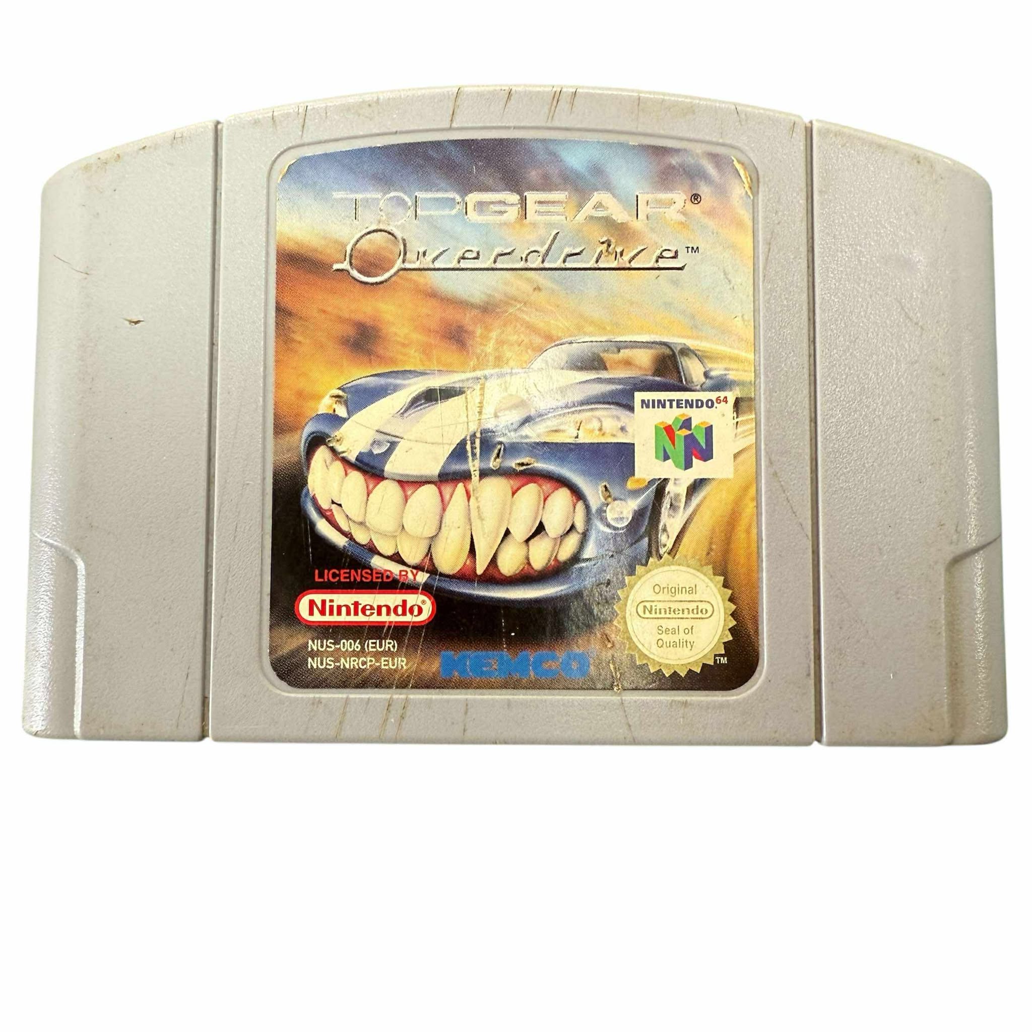 Product photo for Nintendo Top Gear Overdrive - Cartridge Only 64 Game