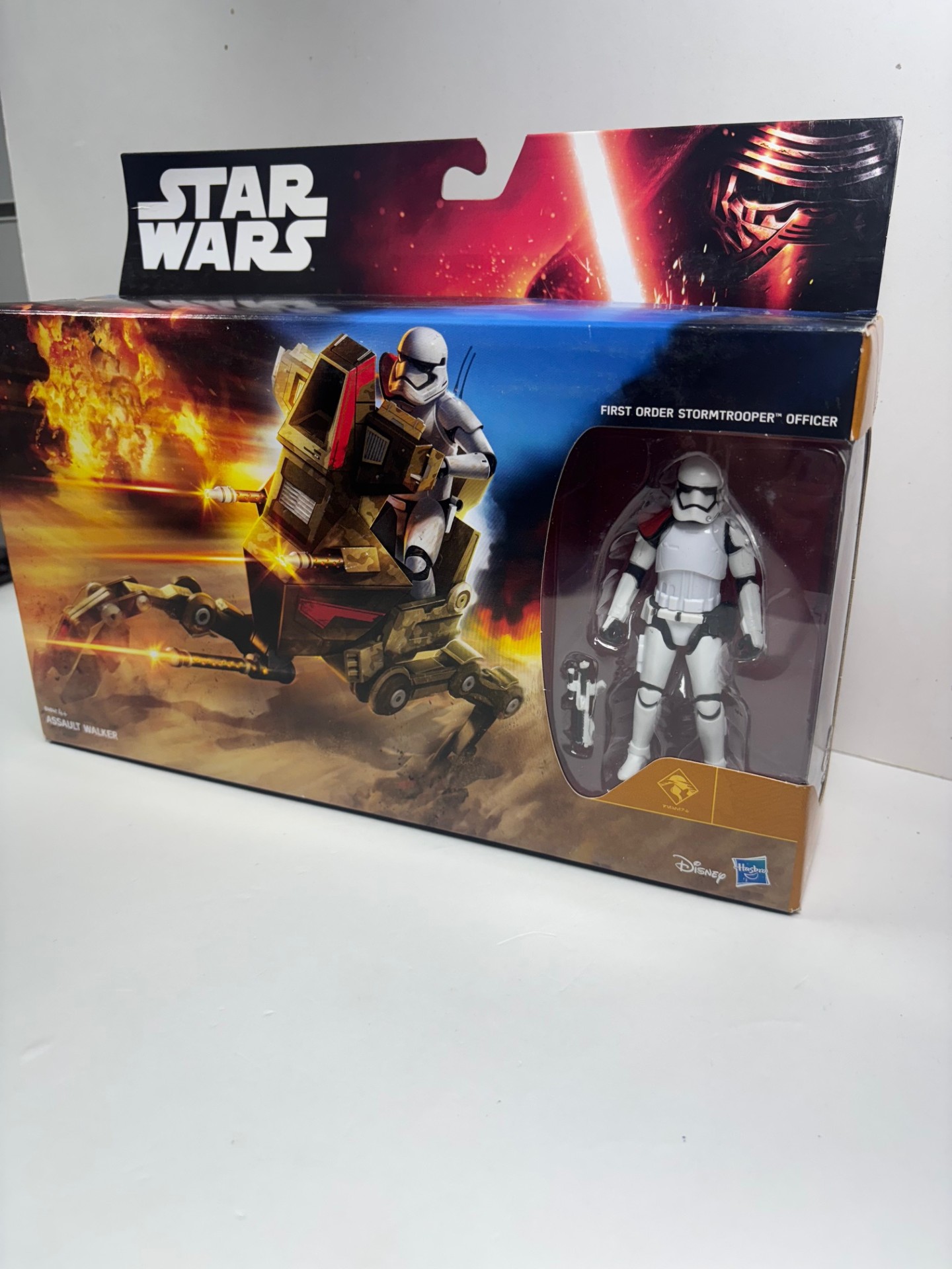 Product photo for HASBRO DISNEY STARWARS ASSULT WALKER FIRST ORDER STORMTROOPER OFFICER BOXED