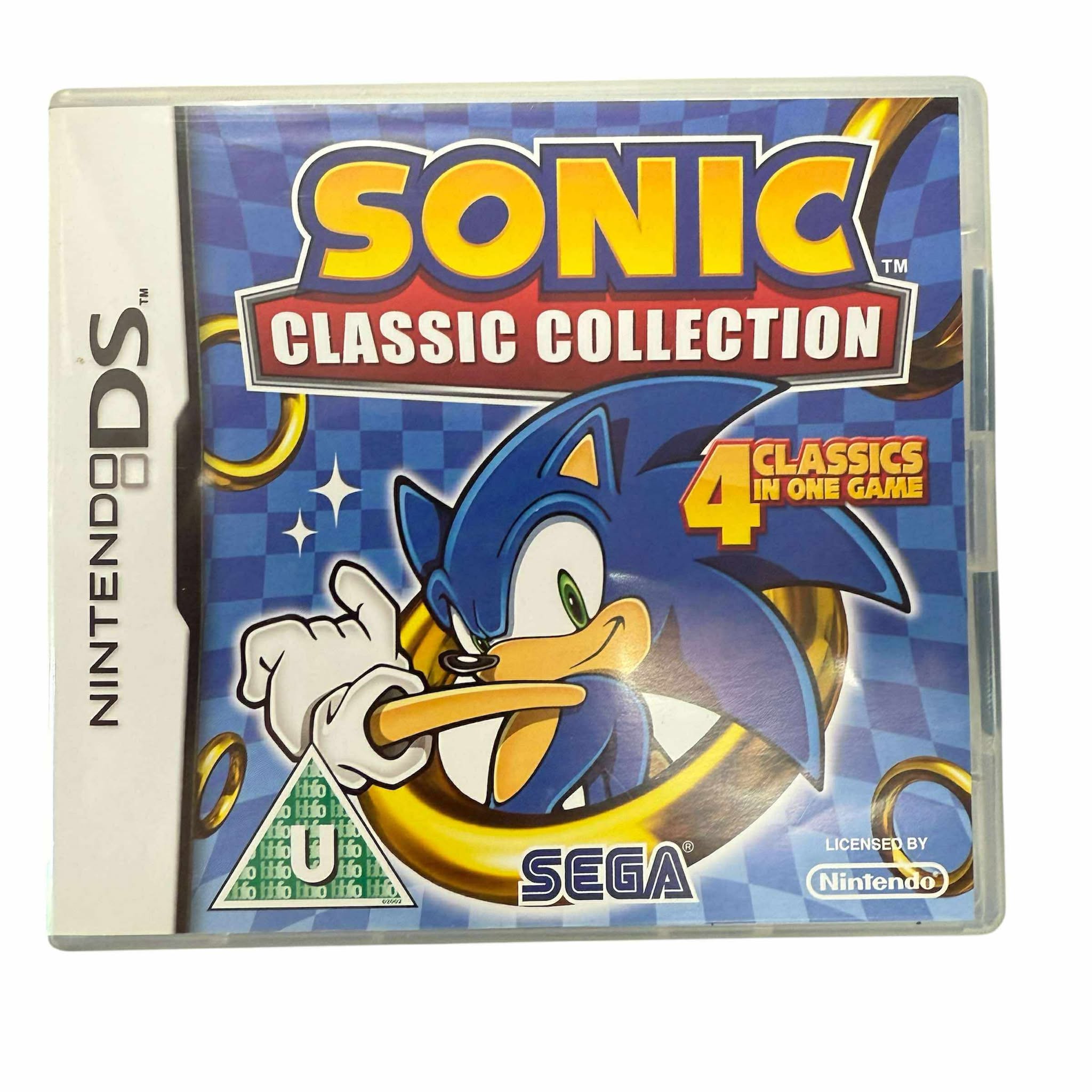 Product photo for Nintendo Sonic Classic Collection - DS Game
