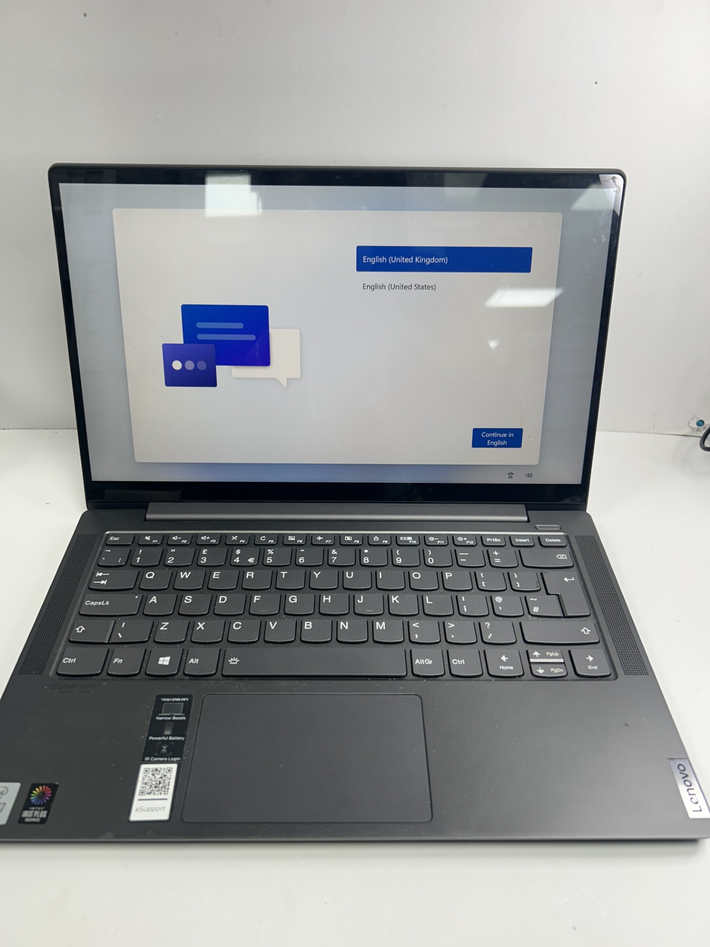 Product photo for LENOVO YOGA S740 14INCH INTEL CORE I7 10TH GEN 8GB RAM 512GB SSD WINDOWS 11 HOME SILVER UNBOXED