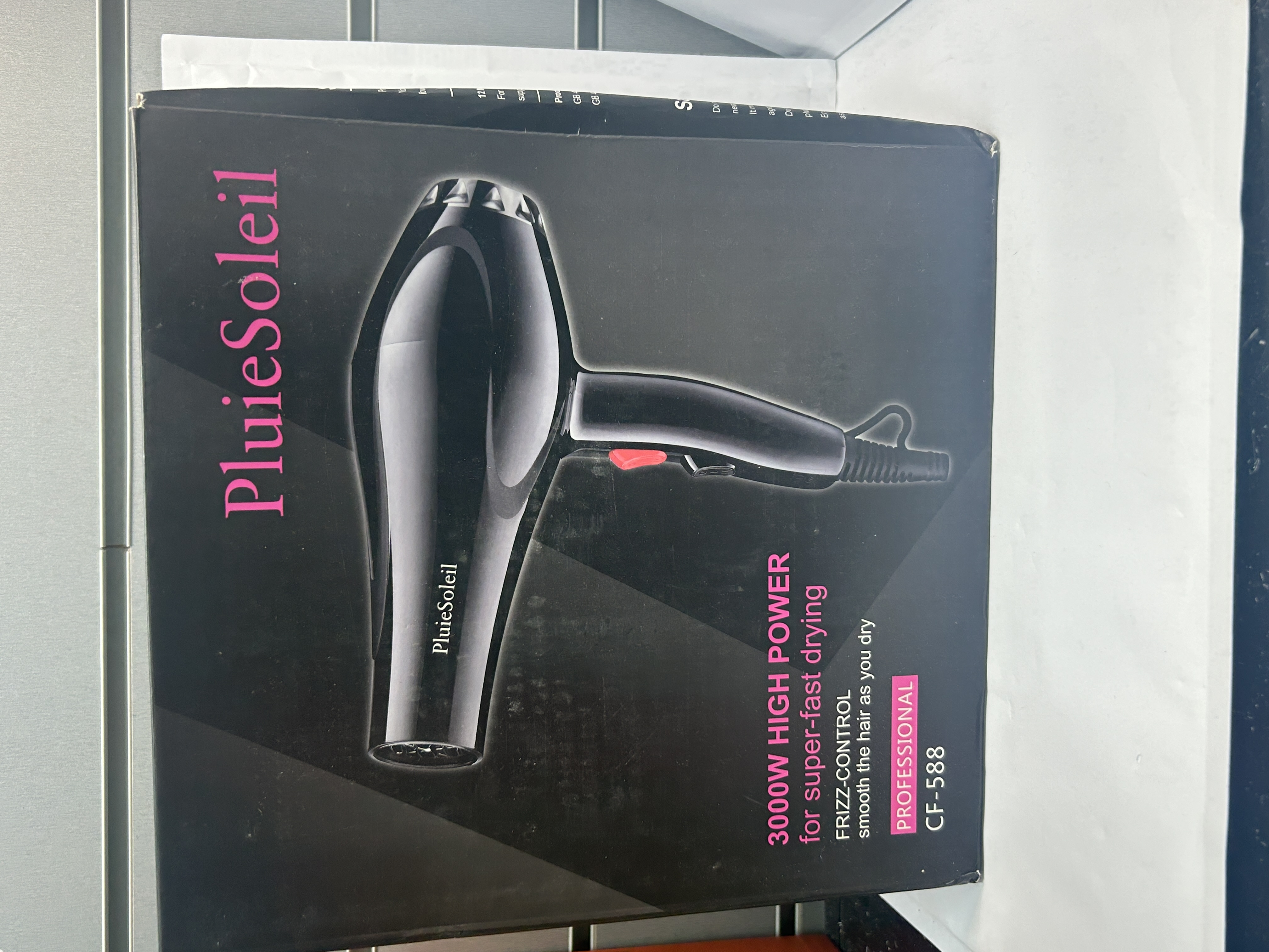 Product photo for HAIRDRYER PLUITE SOLIEL BOXED