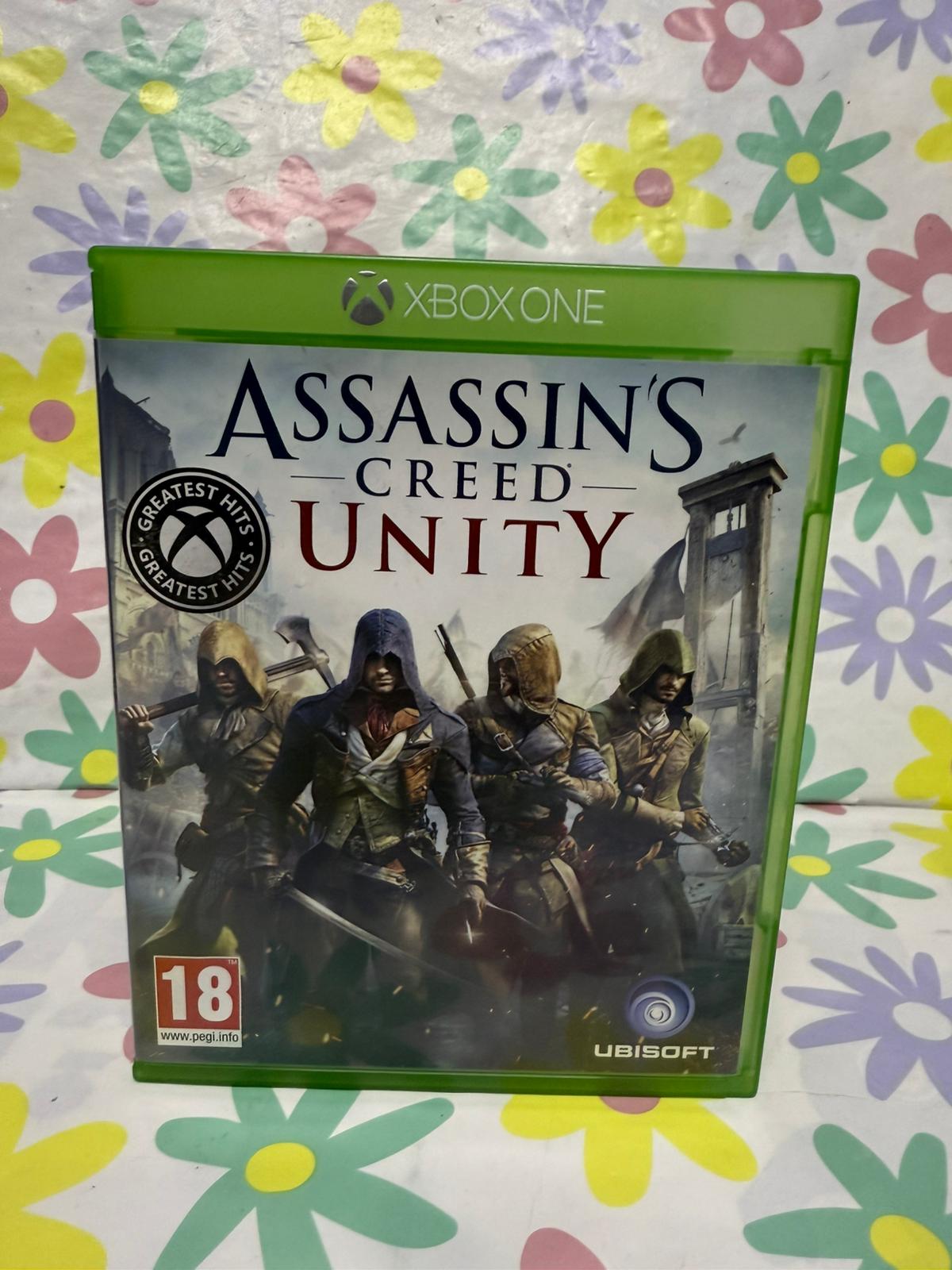 Product photo for ASSISANS CREED UNITY XBOX ONE GAME