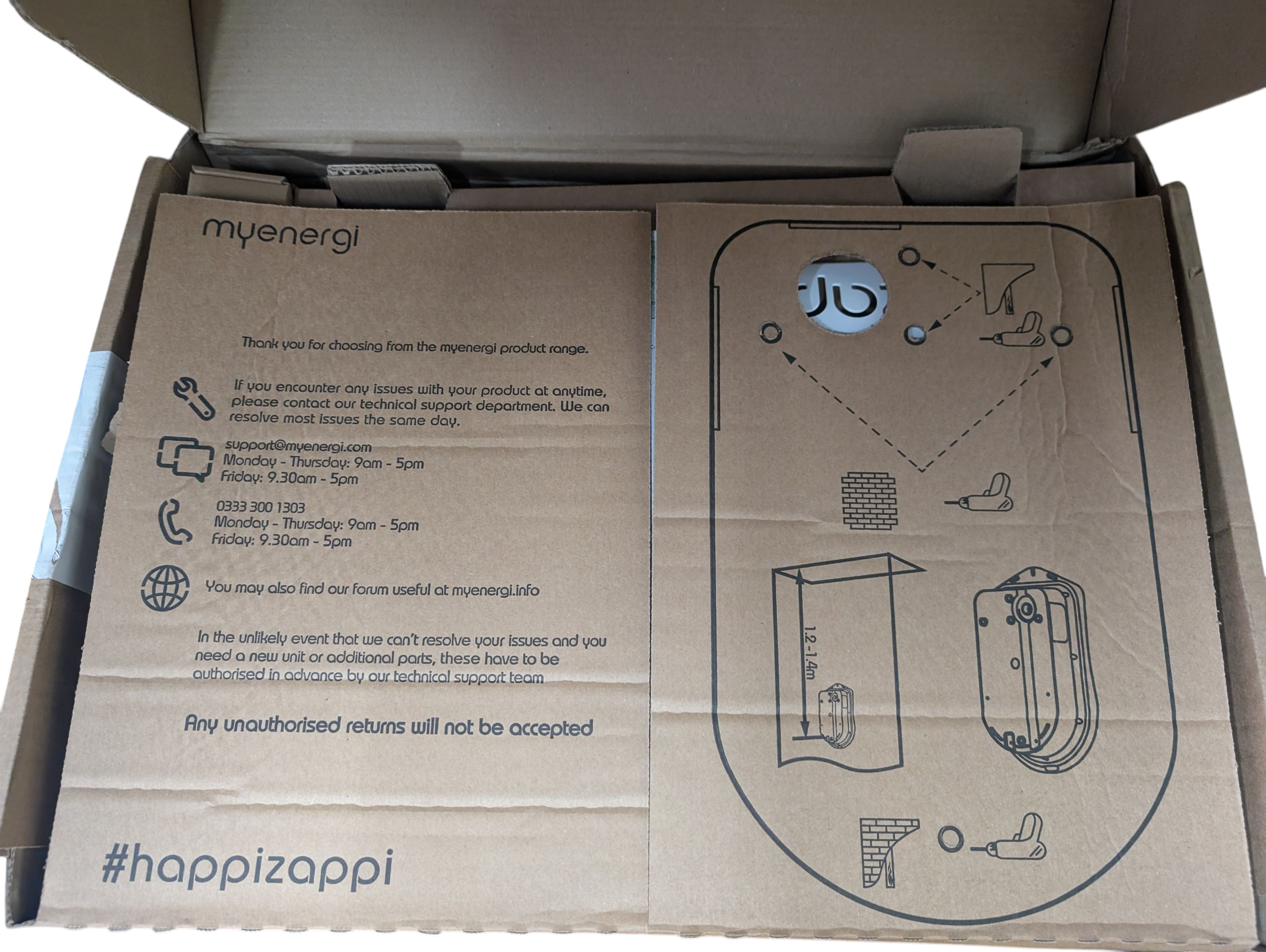 Product photo for MyEnergi Zappi Universal Untethered EV Charger 7kW (White)