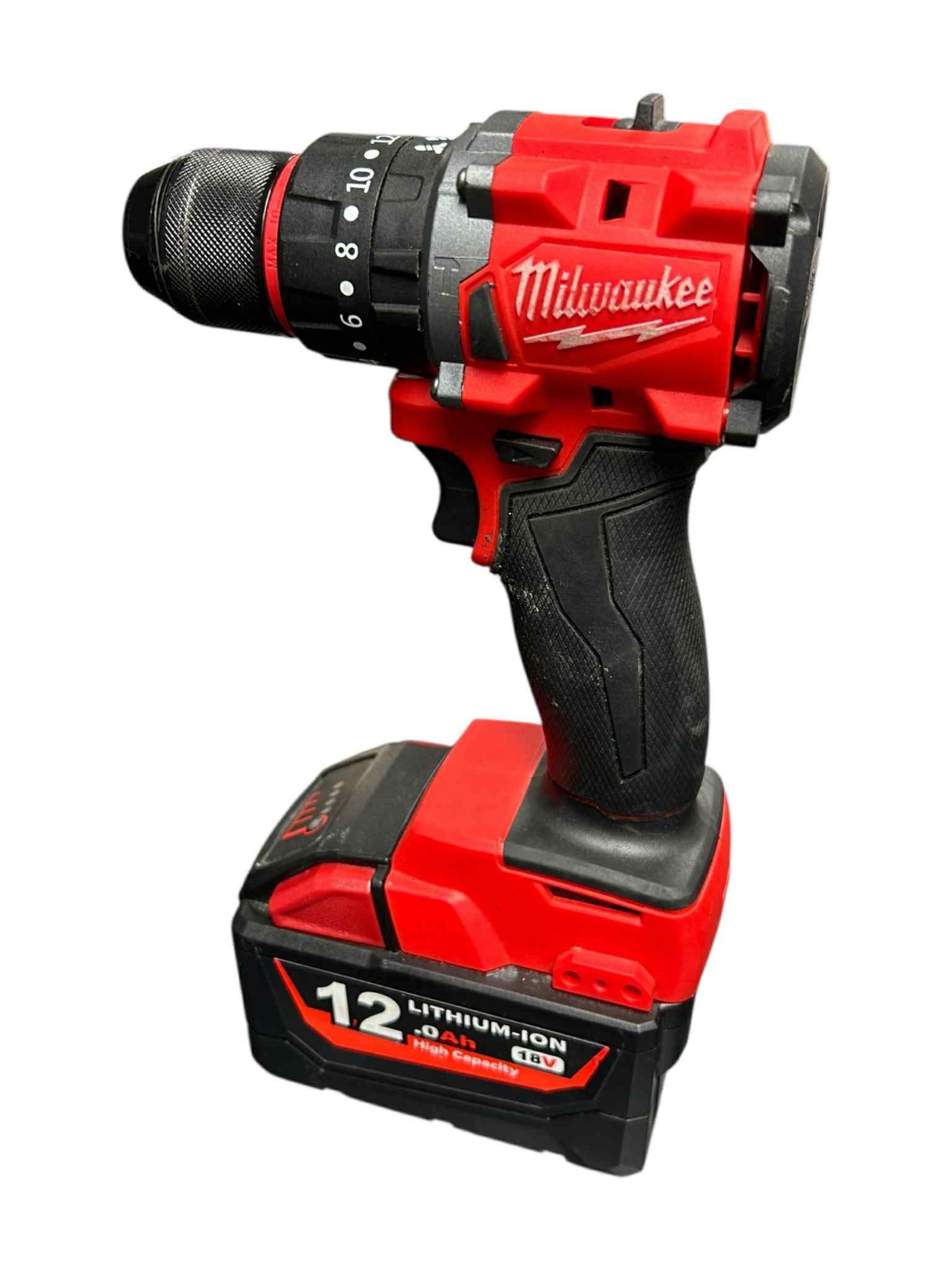Product photo for Milwaukee Brushless Compact Square Ring Hammer Drill/Driver w/Battery