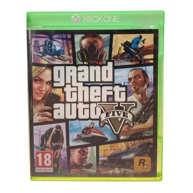 Product photo for Grand Theft Auto V (18) - Xbox One Game
