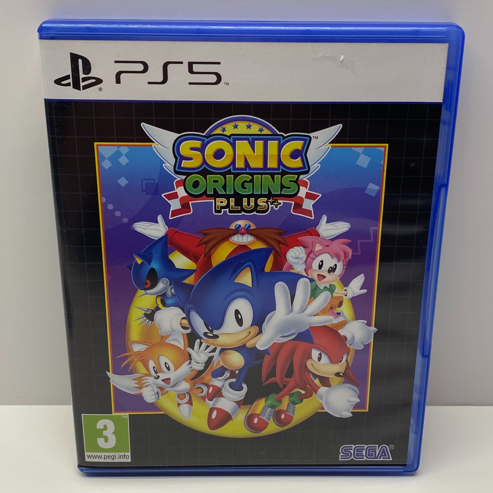 Product photo for Sonic Origins Plus for Sony Playstation 5 (PS5)