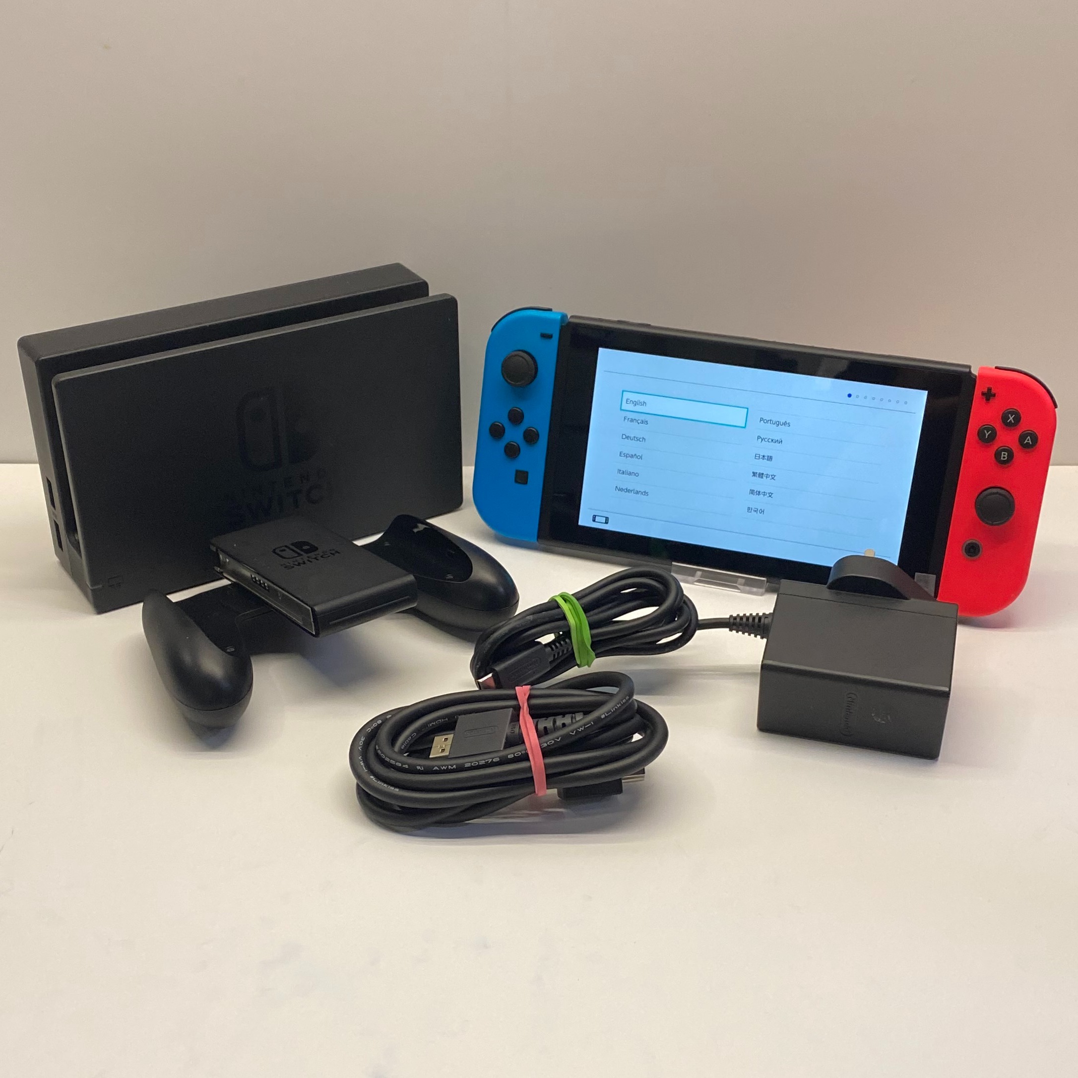 Product photo for Nintendo Switch Console with Neon Red/ Blue Joys Cons 32GB