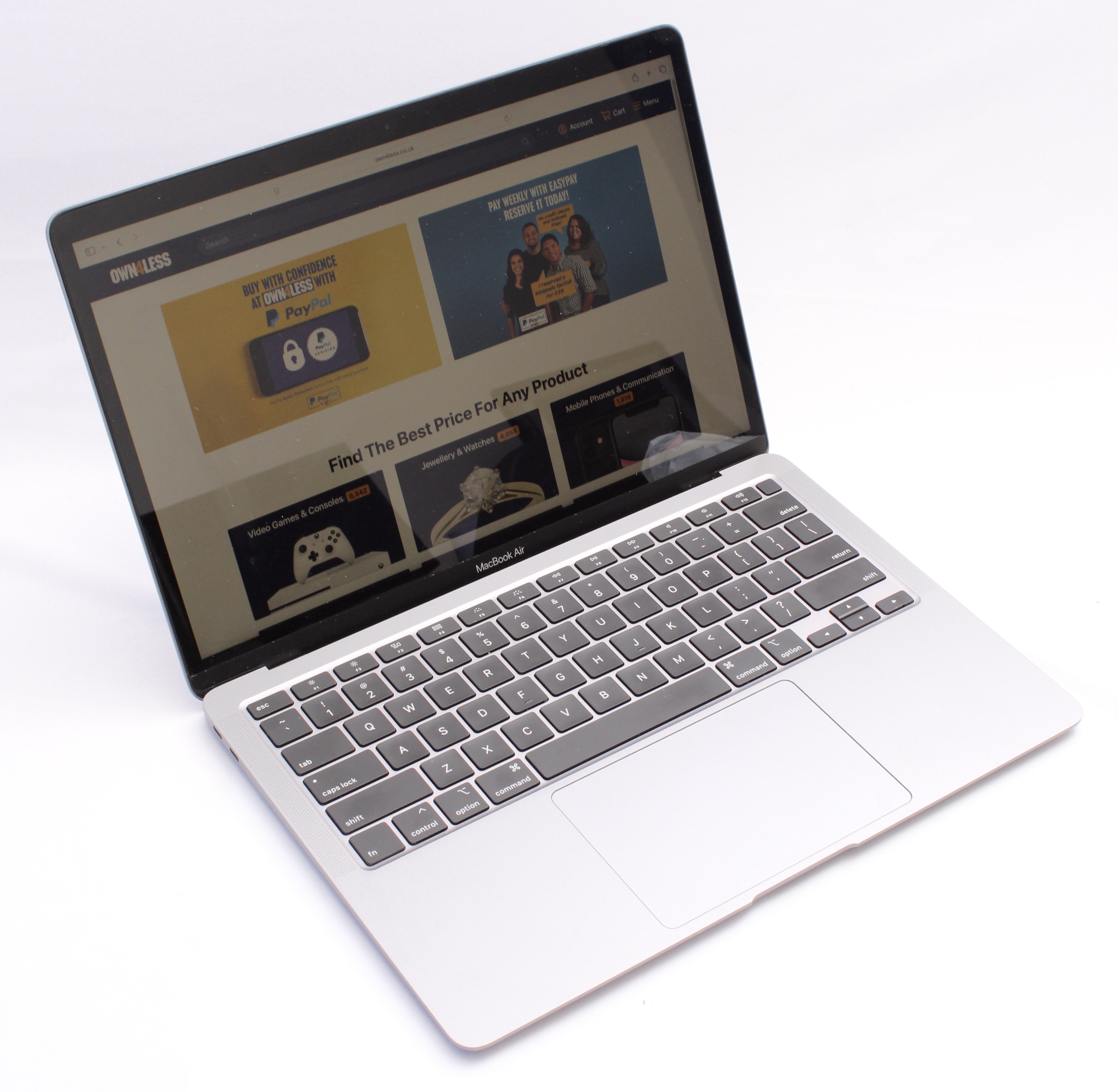Product photo for Apple MacBook Air 2020 Intel Core i3 13