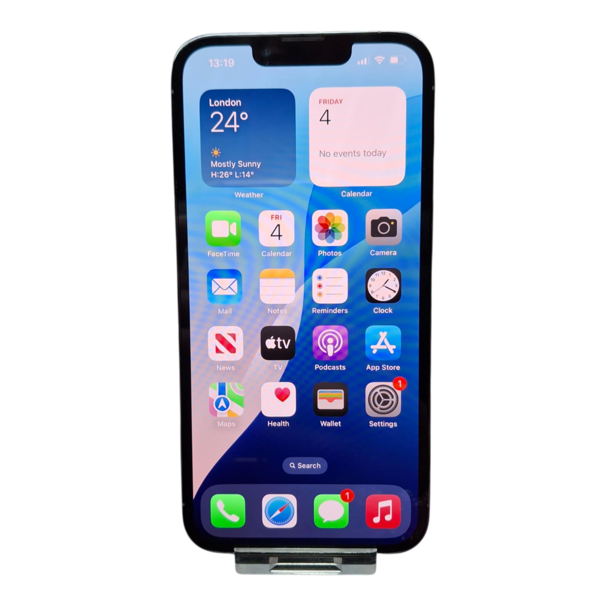 Product photo for Apple iPhone 13 Pro 128GB Graphite, Vodafone B