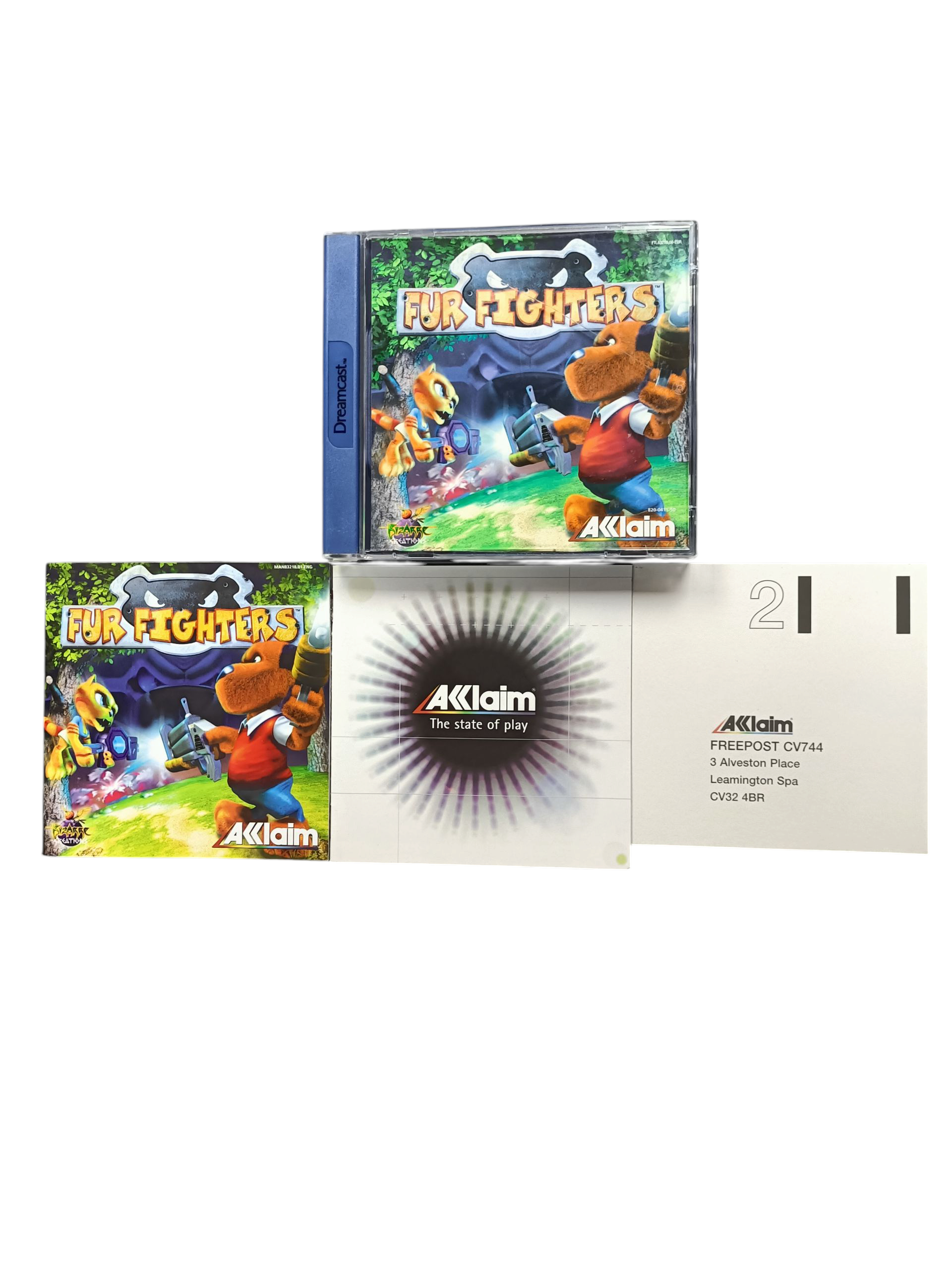 Product photo for Fur Fighters Dreamcast Game With Manual