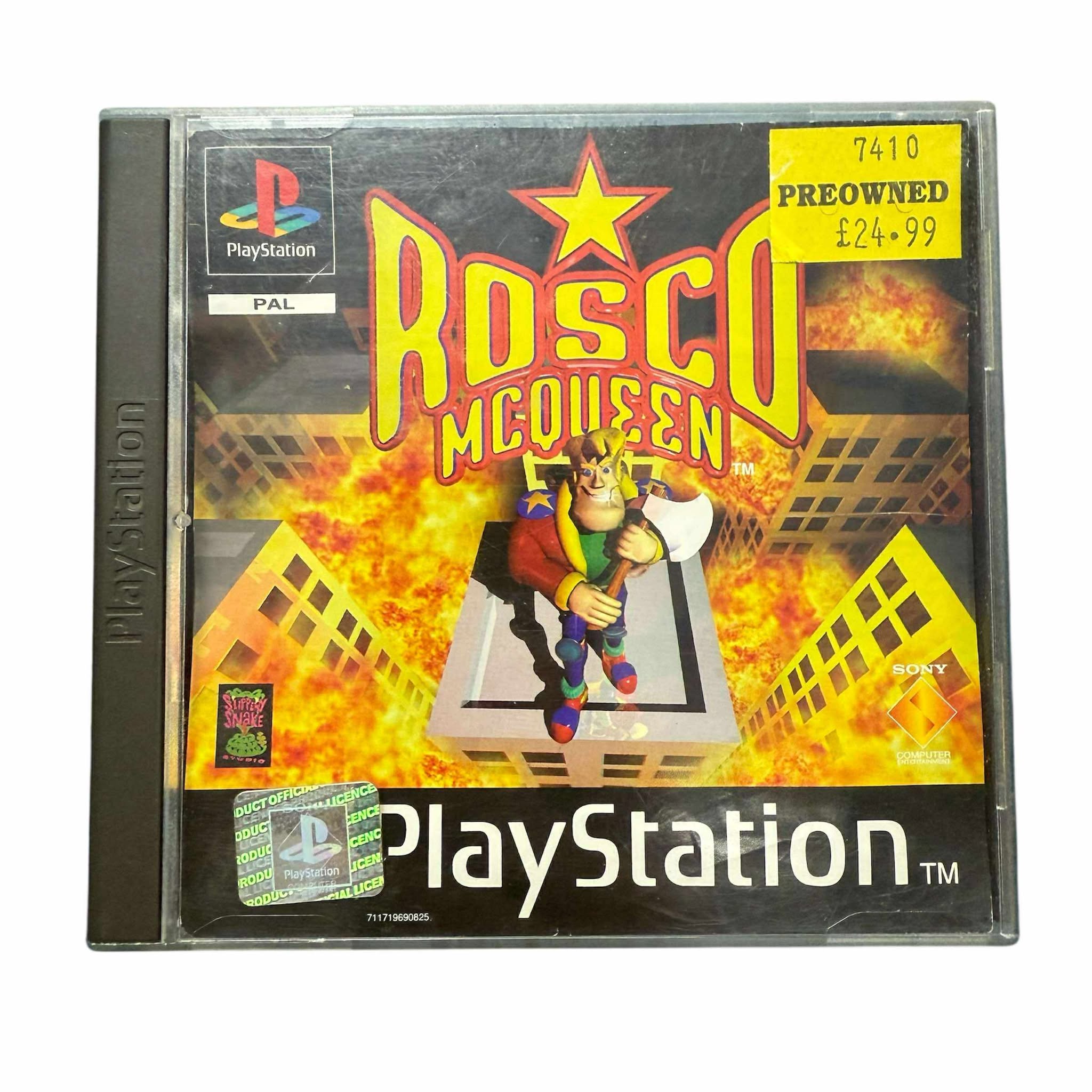 Product photo for Sony Rosco McQueen - PlayStation 1 Game