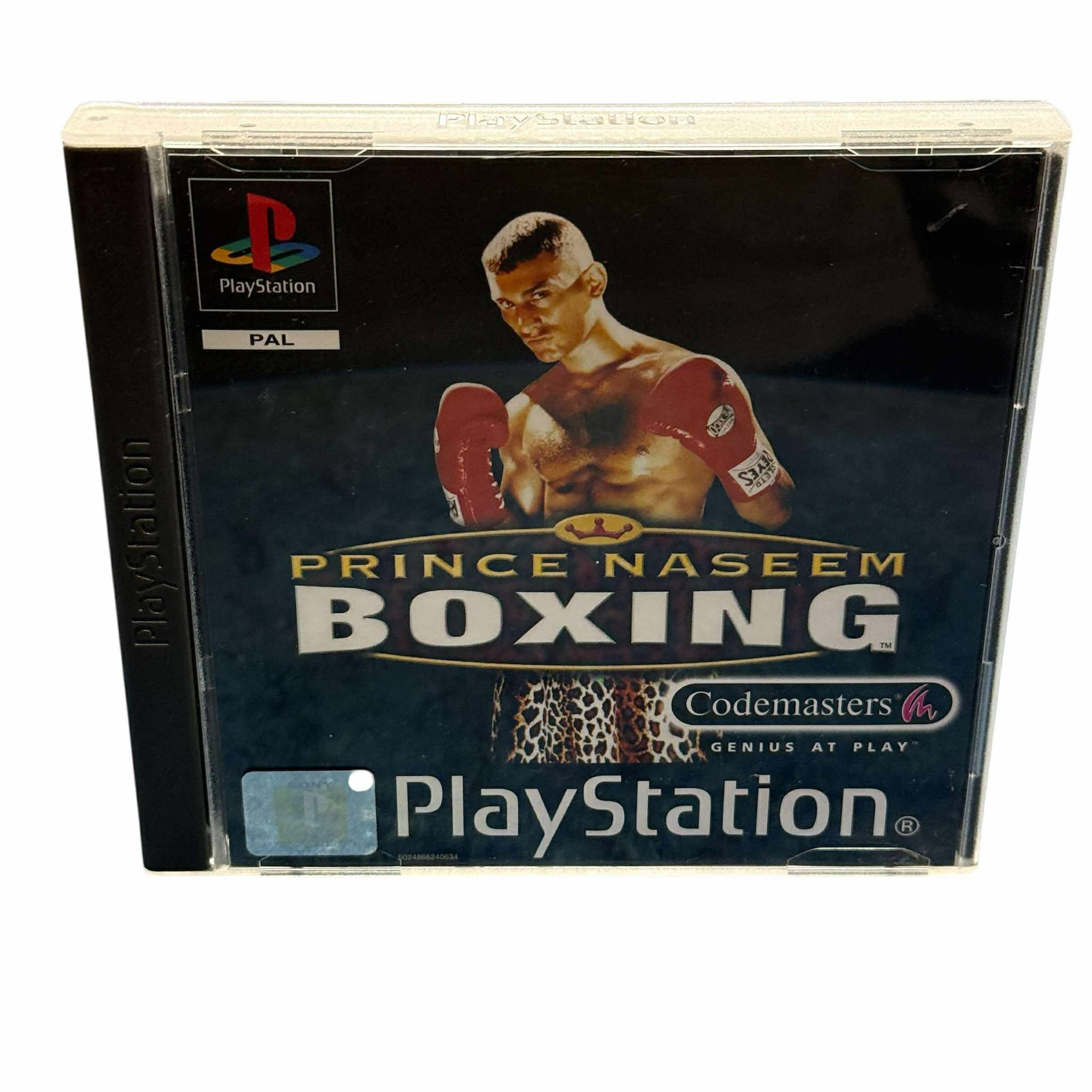 Product photo for Prince Naseem Boxing - PlayStation 1 Game