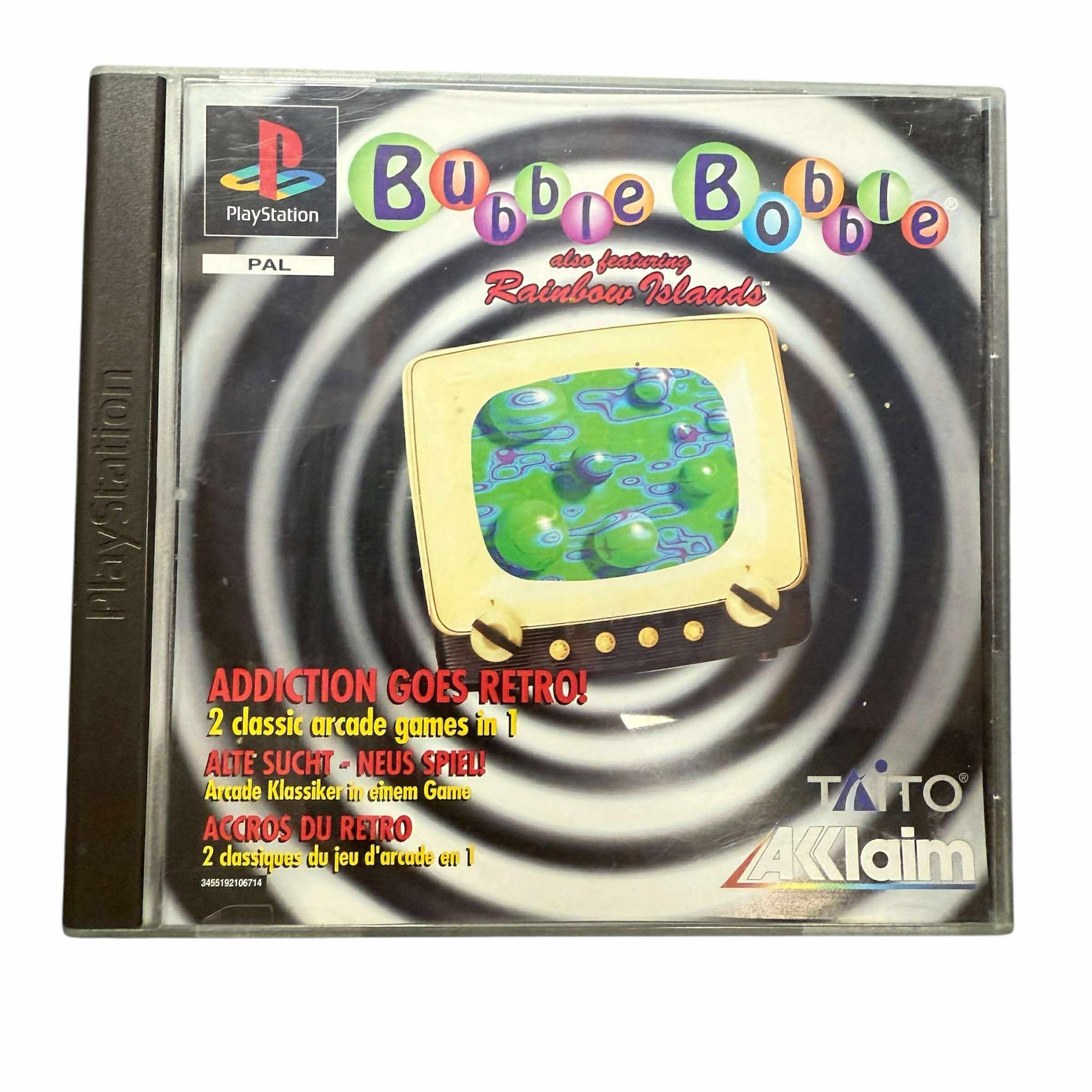 Product photo for Sony Bubble Bobble - PlayStation Game