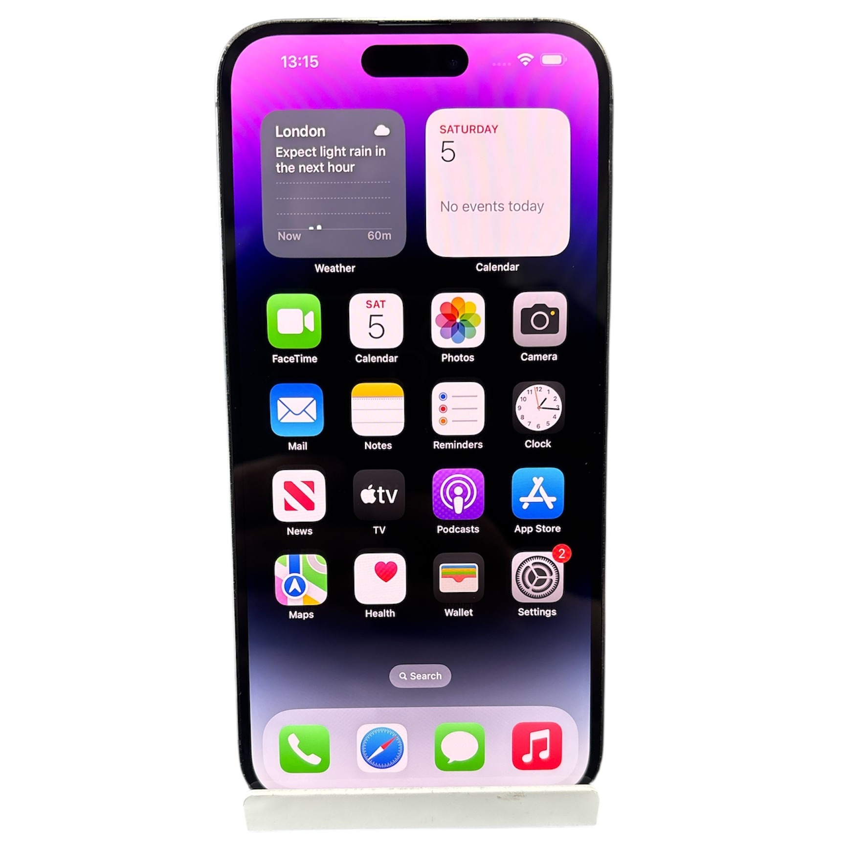 Product photo for Apple iPhone 14 Pro Max 128GB Deep Purple, Unlocked C