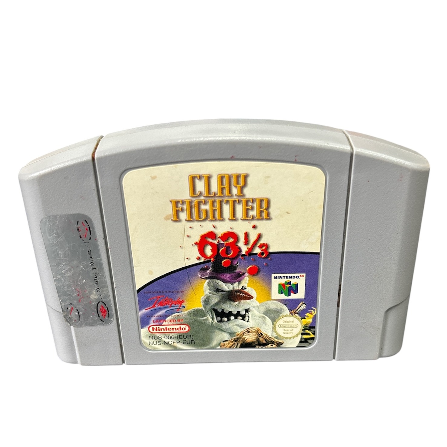 Product photo for Clayfighter 63 1/3, Unboxed